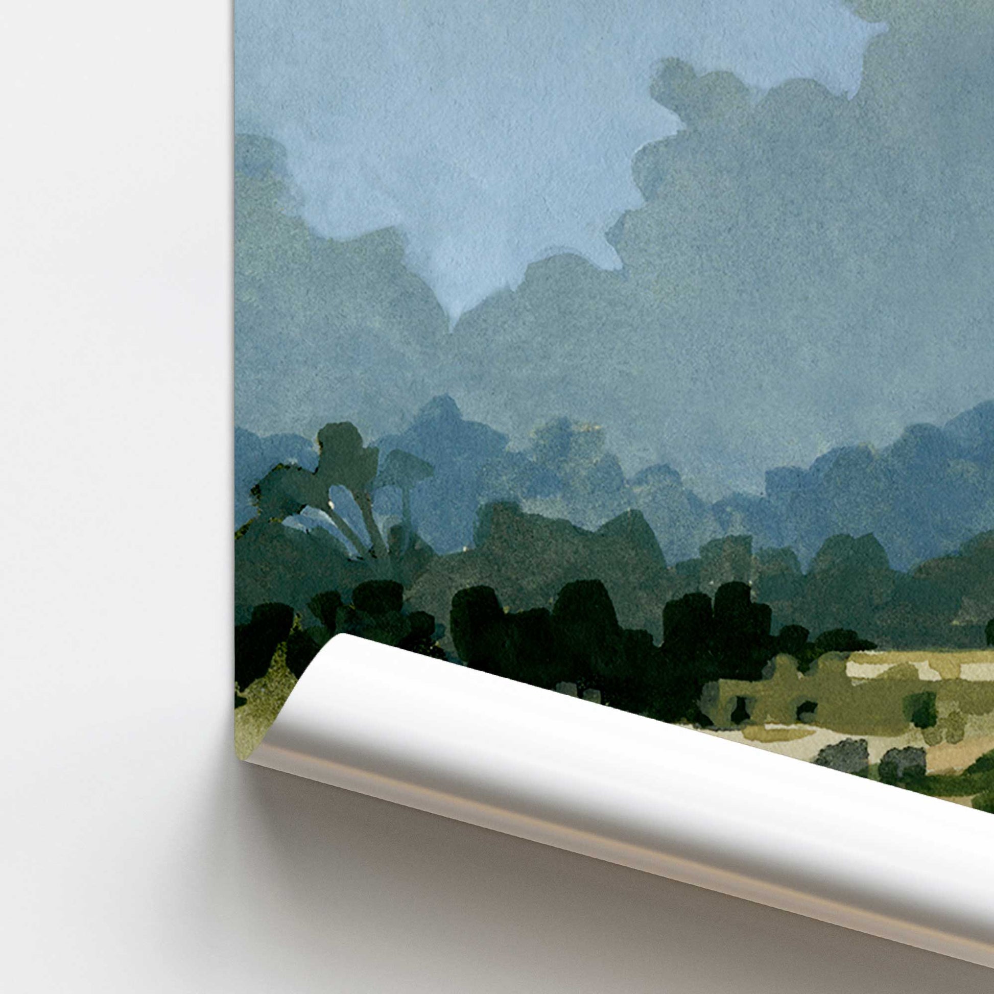 [color:Rolled Print], Picture of close up of art