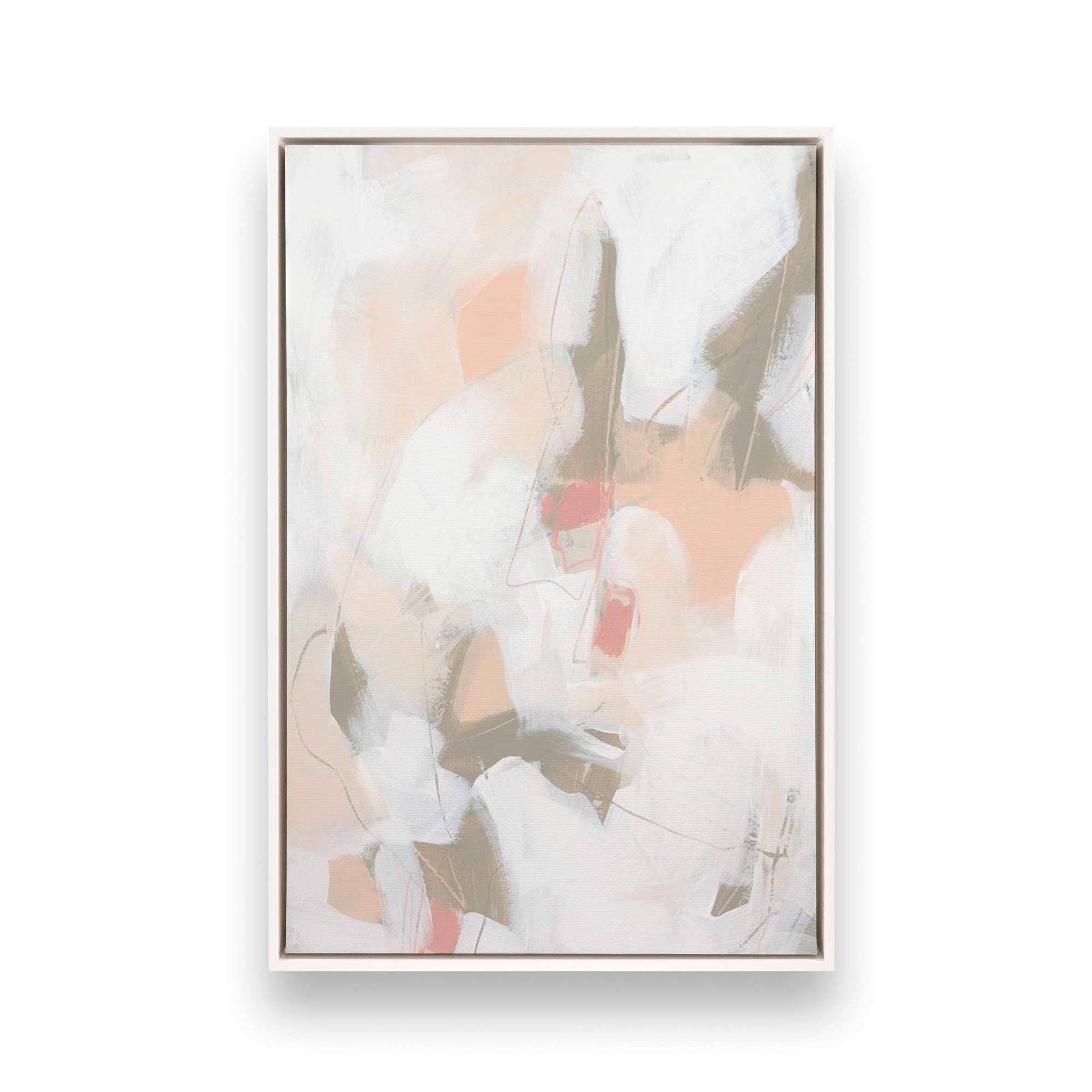[Color:Opaque White], Picture of art in a White frame