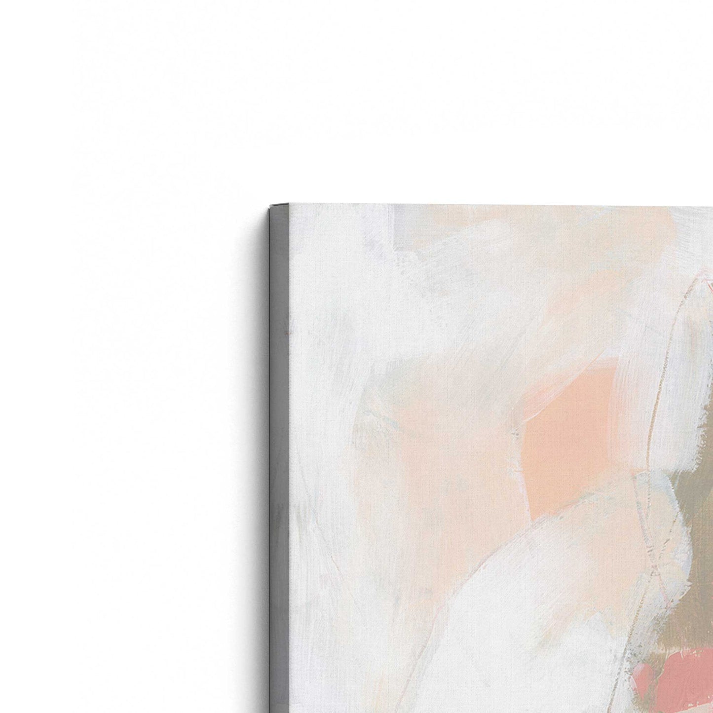 [Color:Stretched Canvas], Picture of the corner of the art