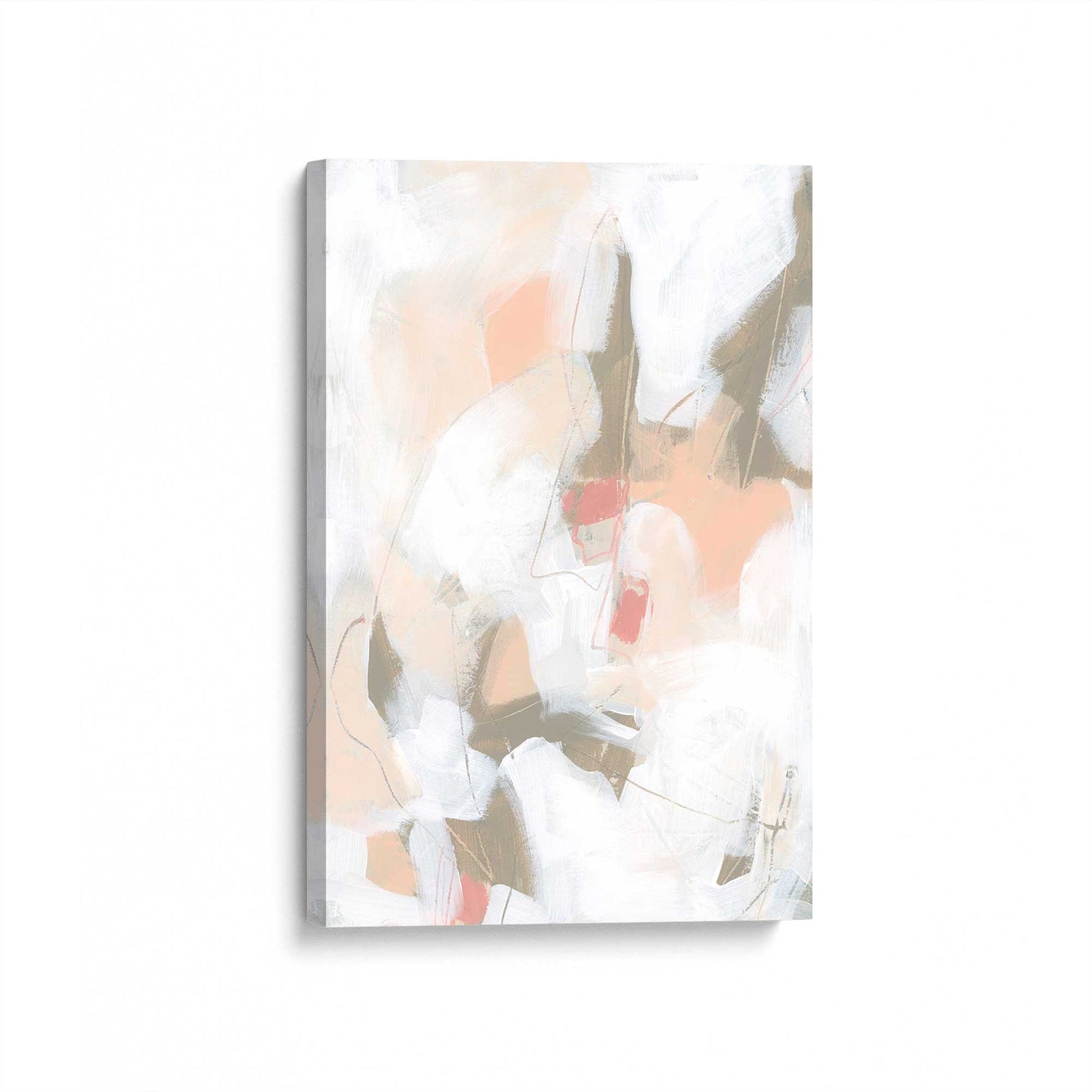 [Color:Stretched Canvas], Picture of art at an angle
