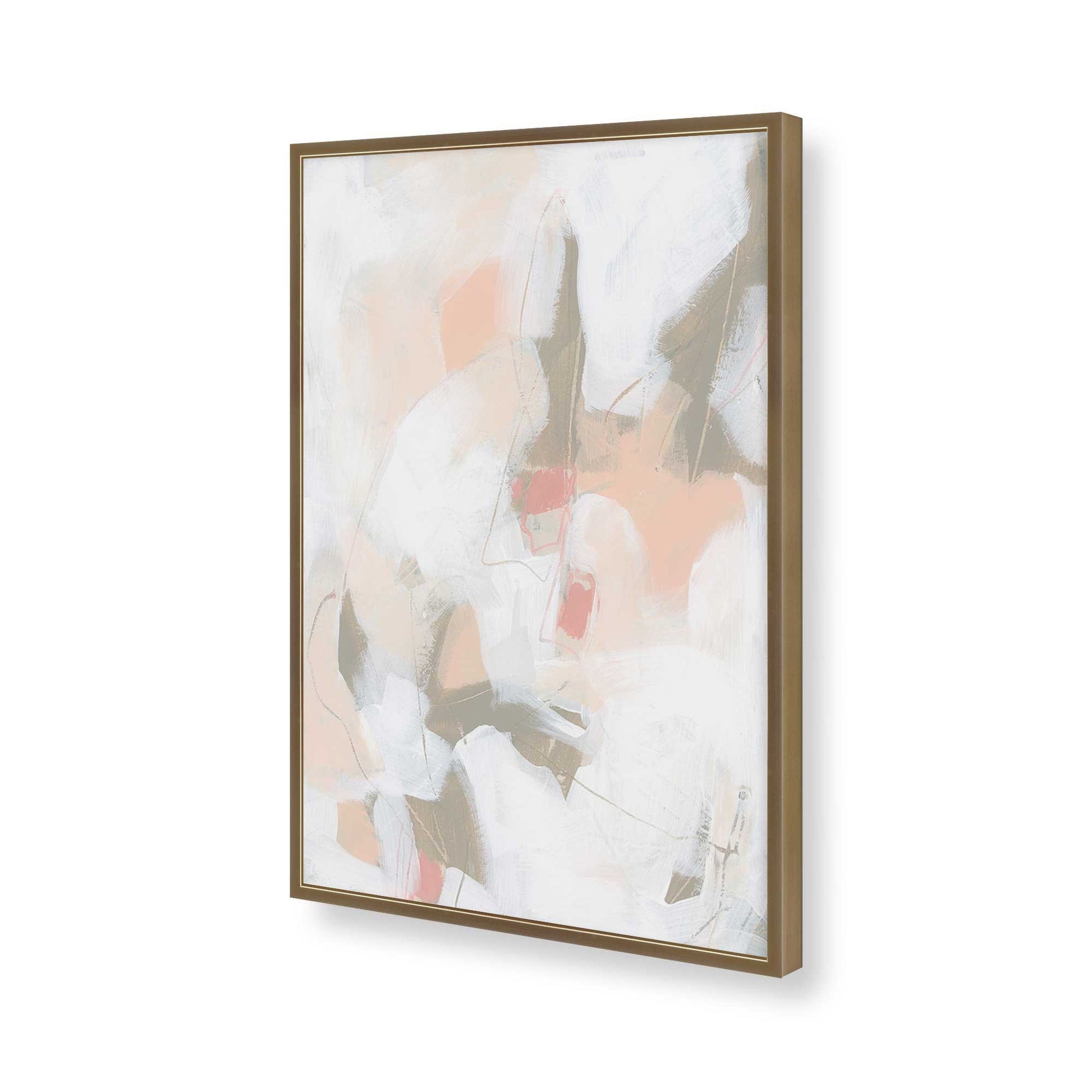 [Color:Brushed Gold], Picture of art in a Brushed Gold frame of the corner