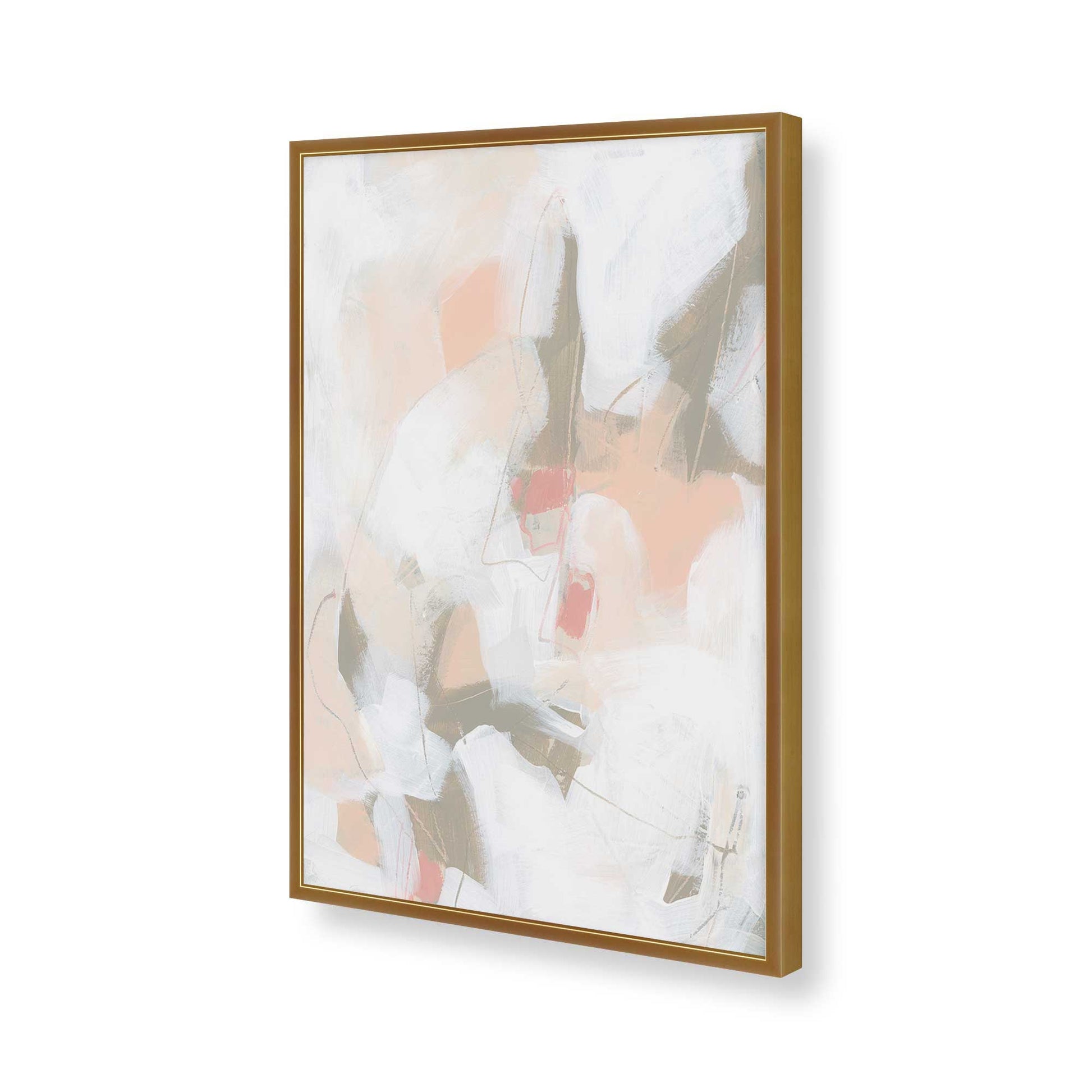 [Color:Polished Gold], Picture of art in a Polished Gold frame of the corner
