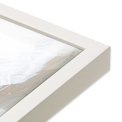 [Color:Opaque White], Picture of art in a Opaque White frame at an angle