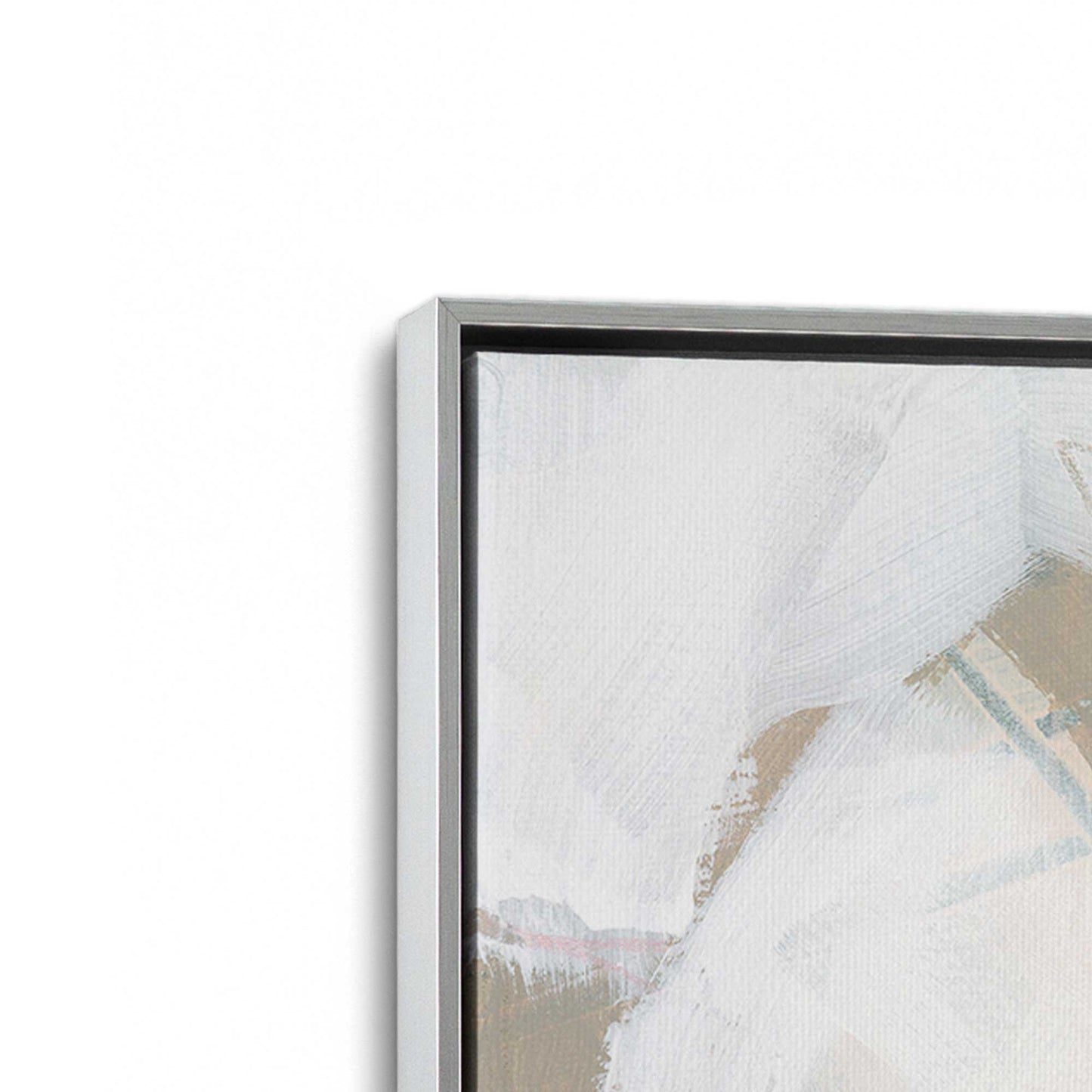 [Color:Polished Chrome], Picture of art in a Polished Chrome frame at an angle