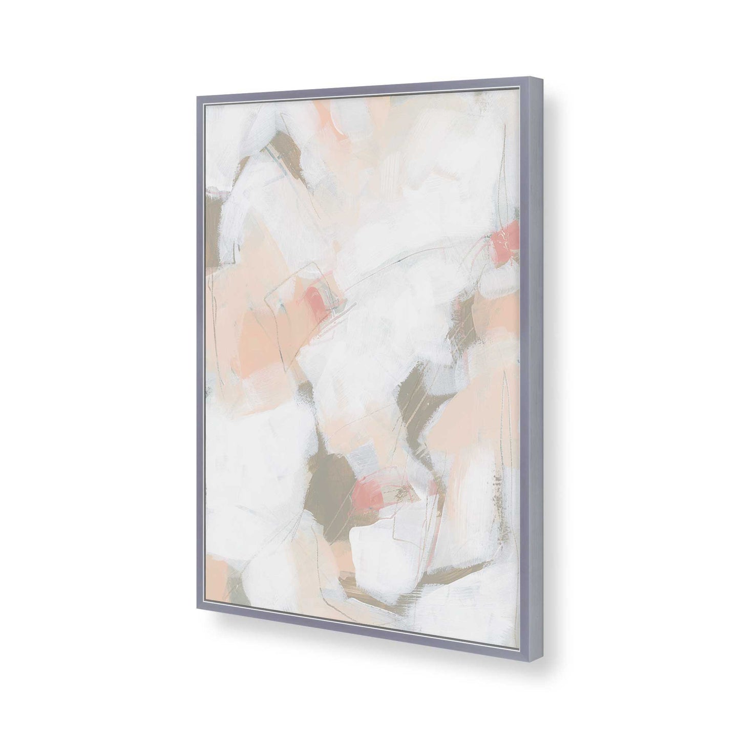 [Color:Polished Chrome], Picture of art in a Polished Chrome frame of the corner