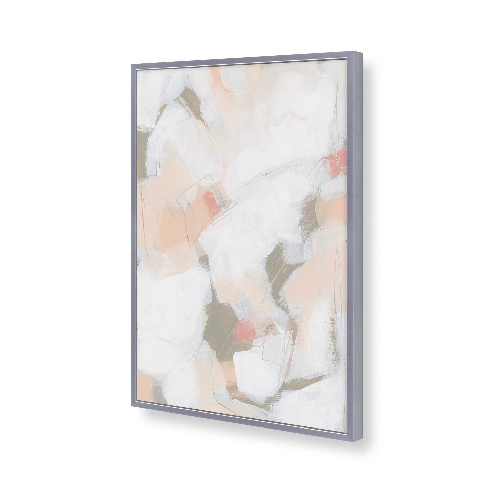 [Color:Polished Chrome], Picture of art in a Polished Chrome frame of the corner