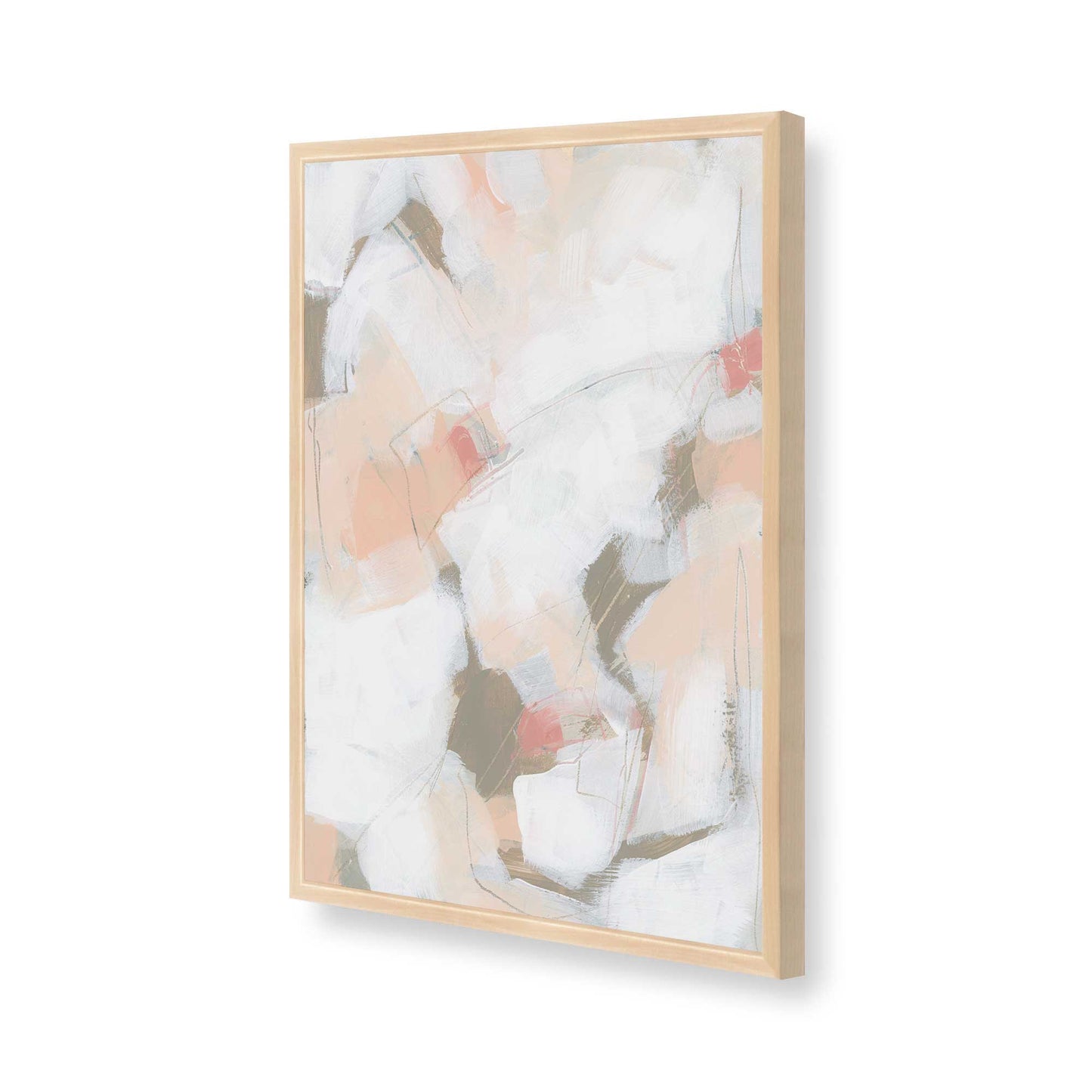 [Color:Raw Maple], Picture of art in a Raw Maple frame of the corner