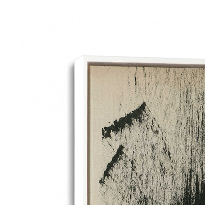 [Color:Opaque White], Picture of art in a White frame at an angle