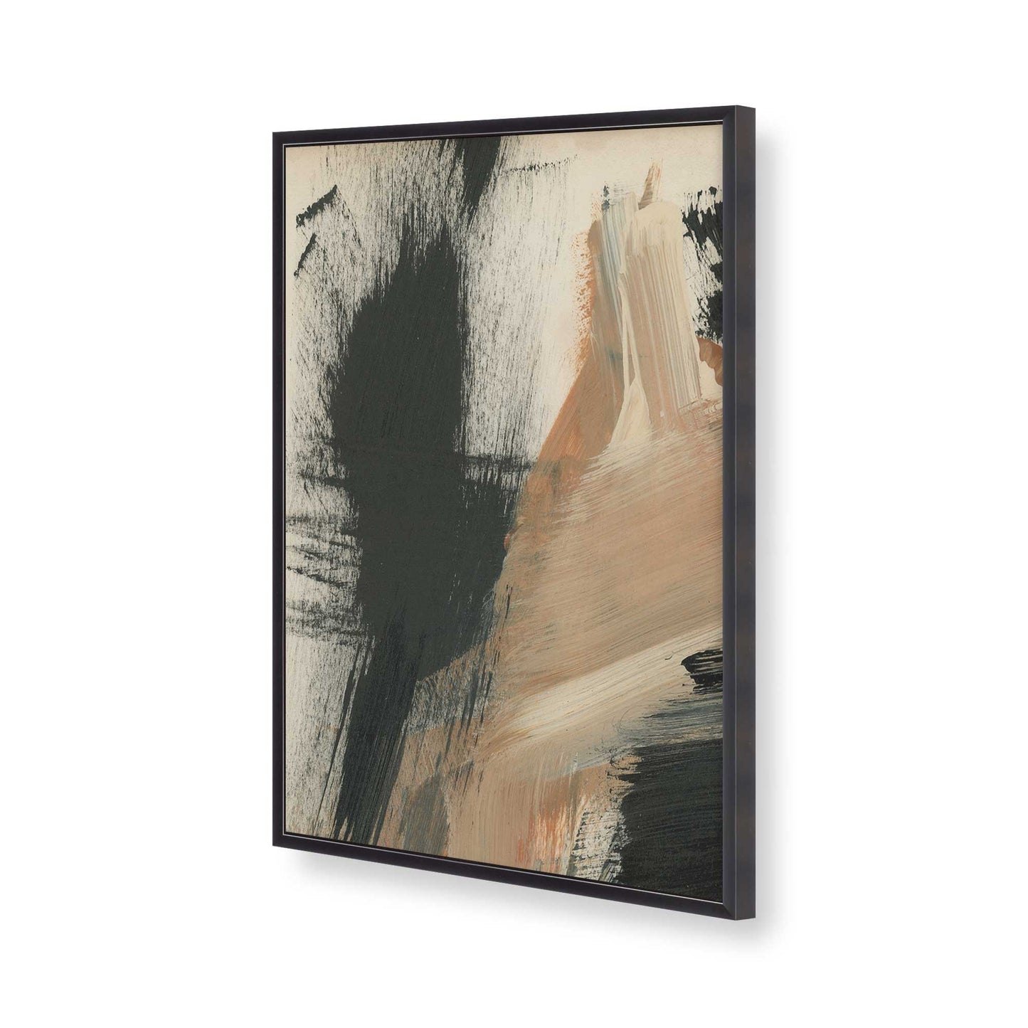 [Color:Weathered Zinc], Picture of art in a Weathered Zinc frame of the corner