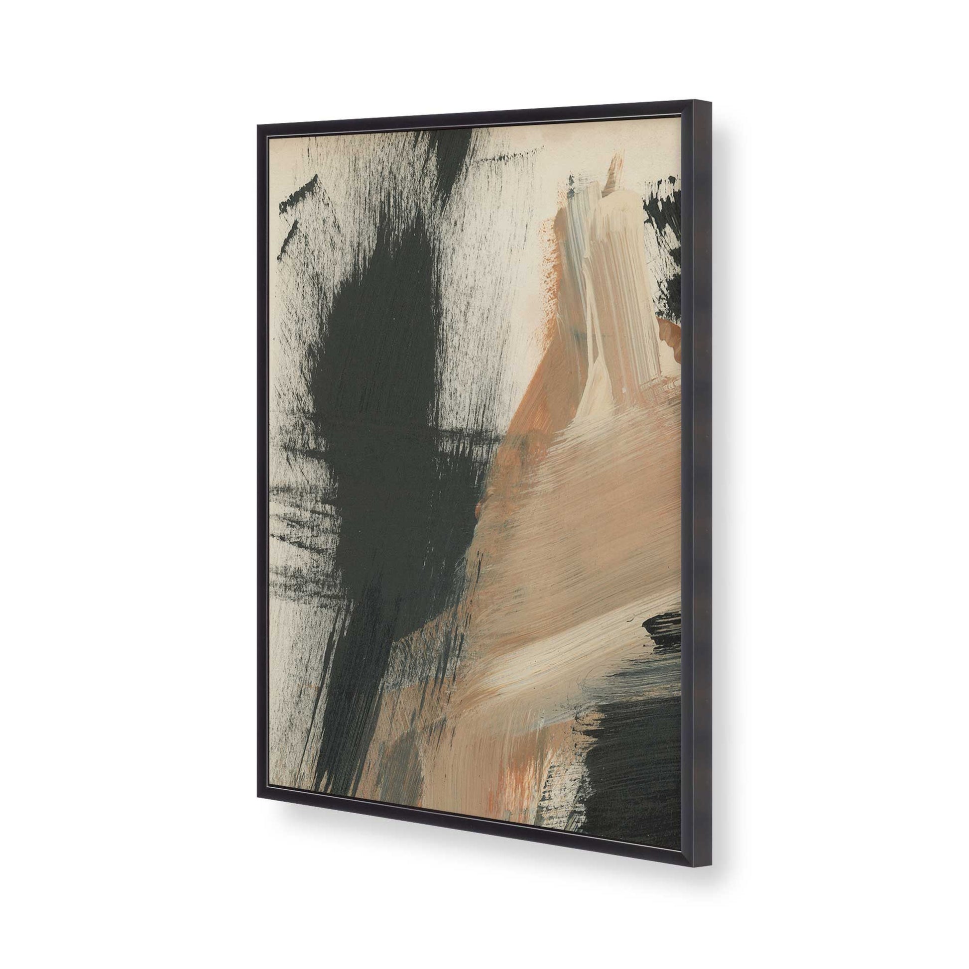 [Color:Weathered Zinc], Picture of art in a Weathered Zinc frame of the corner