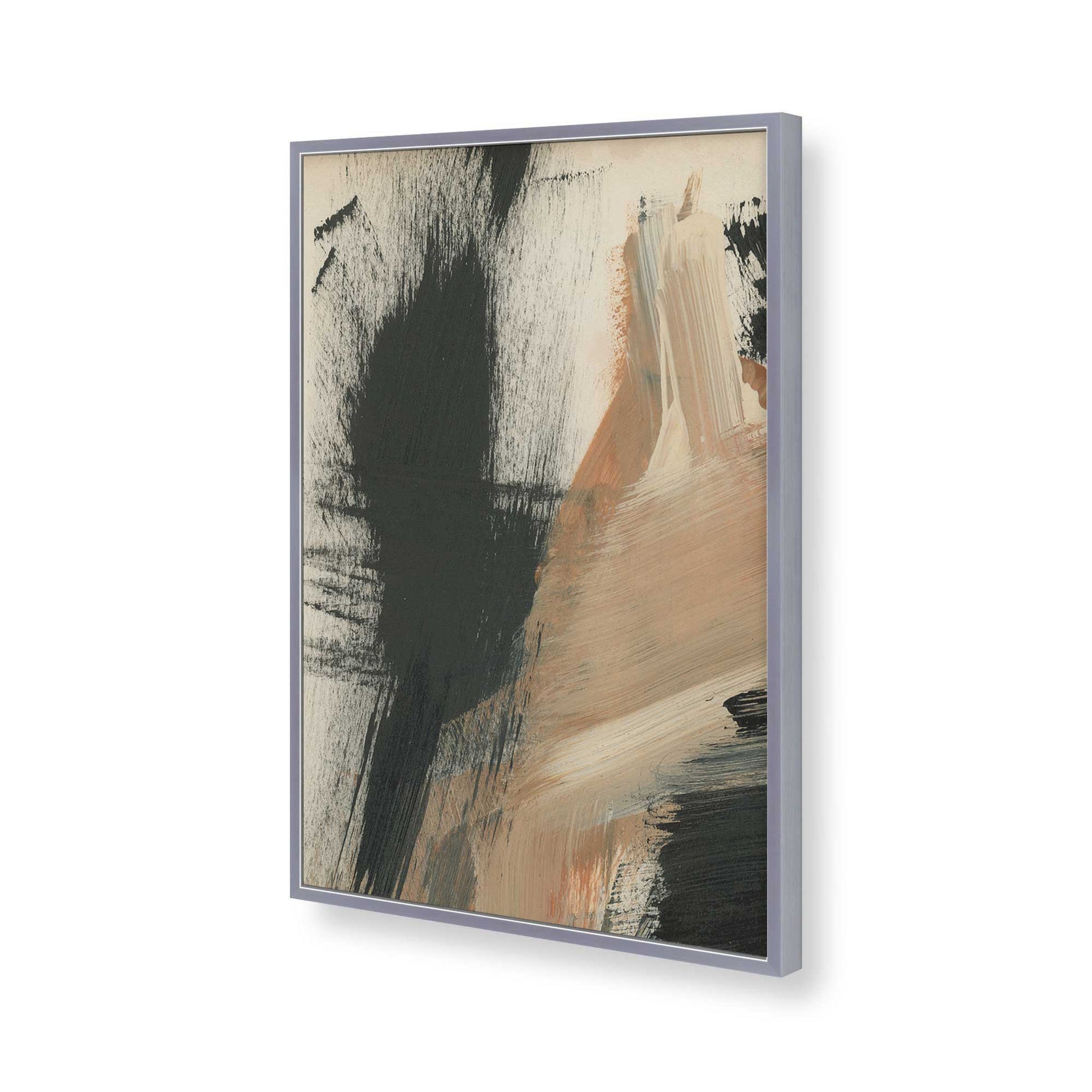 [Color:Polished Chrome], Picture of art in a Polished Chrome frame of the corner