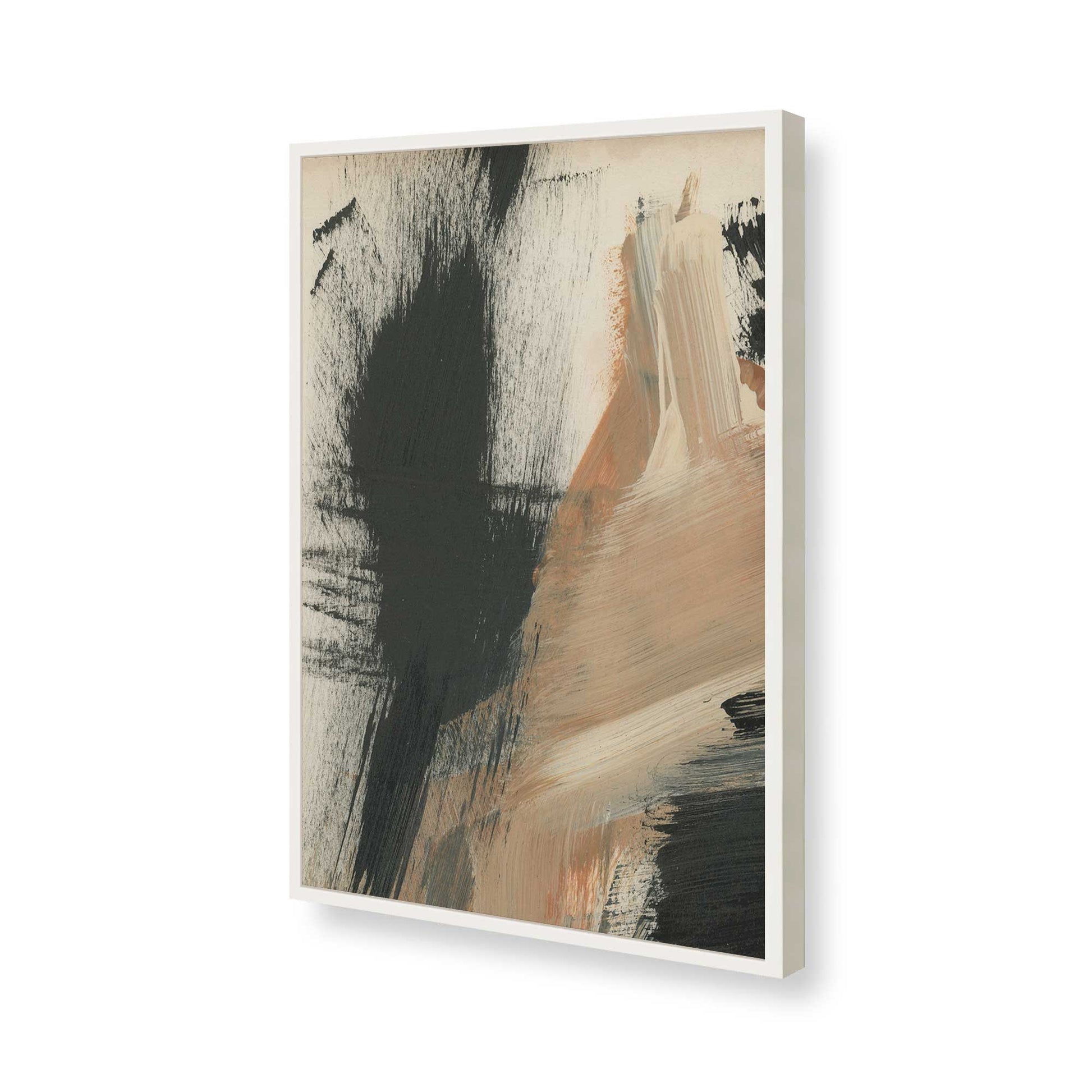 [Color:Opaque White], Picture of art in a Opaque White frame of the corner