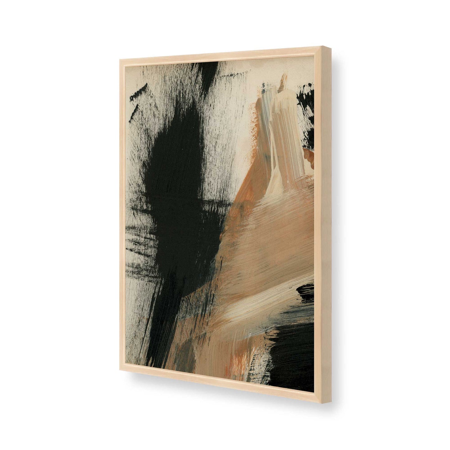 [Color:Raw Maple], Picture of art in a Raw Maple frame of the corner
