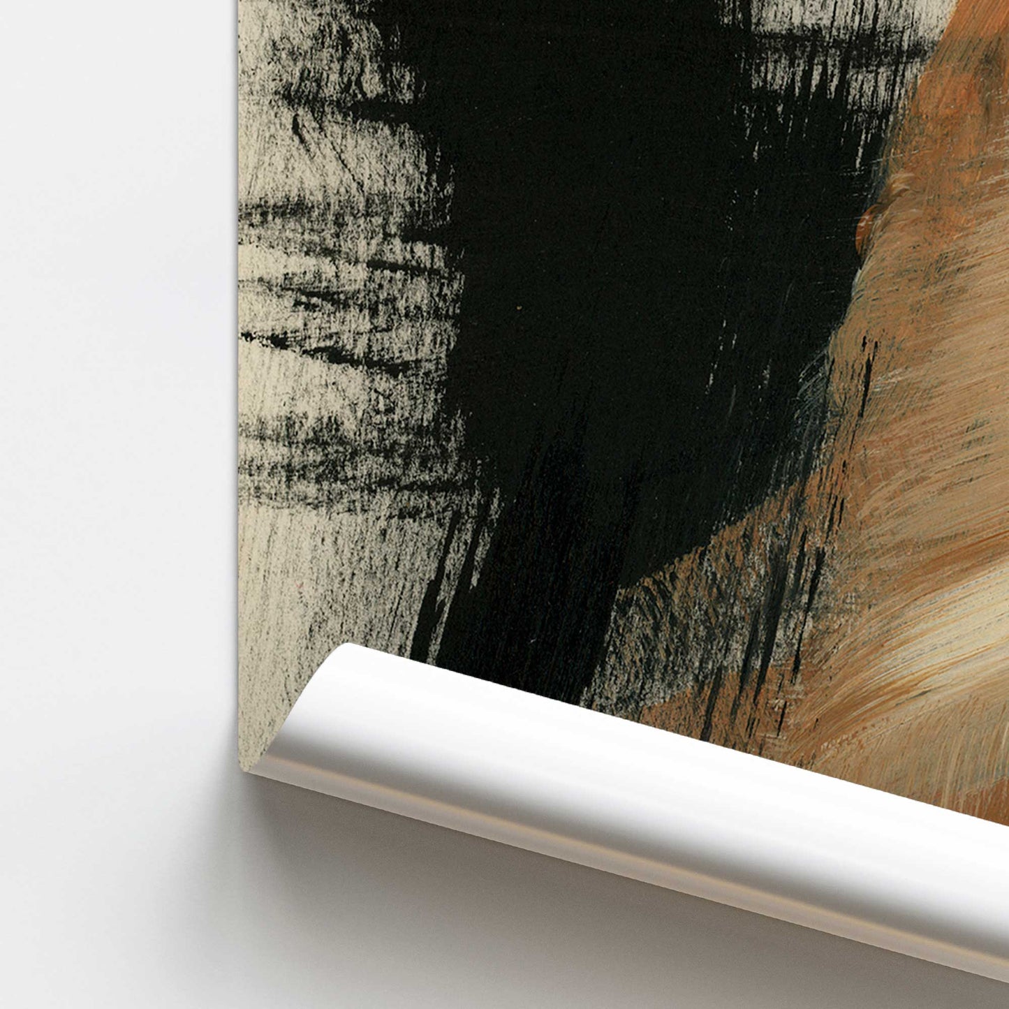 [color:Rolled Print], Picture of close up of art