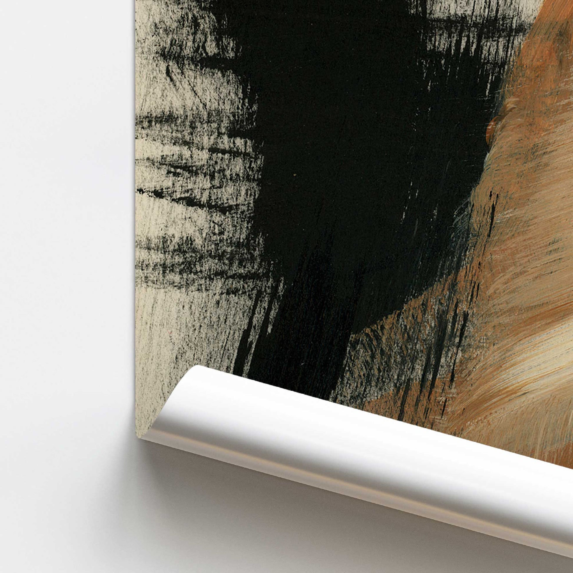 [color:Rolled Print], Picture of close up of art