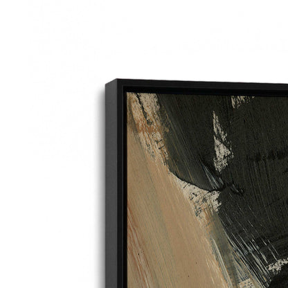 [Color:Satin Black], Picture of art in a Satin Black frame at an angle