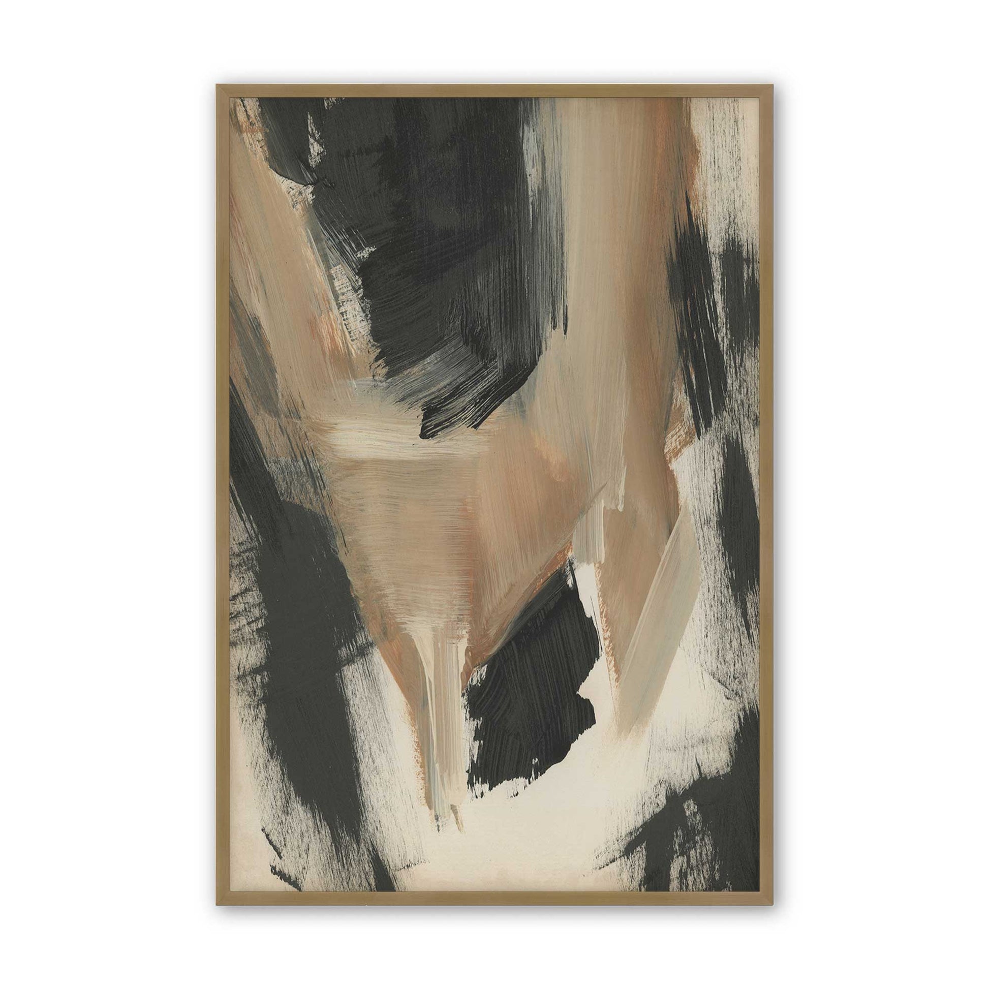 [Color:Brushed Gold], Picture of art in a Brushed Gold frame