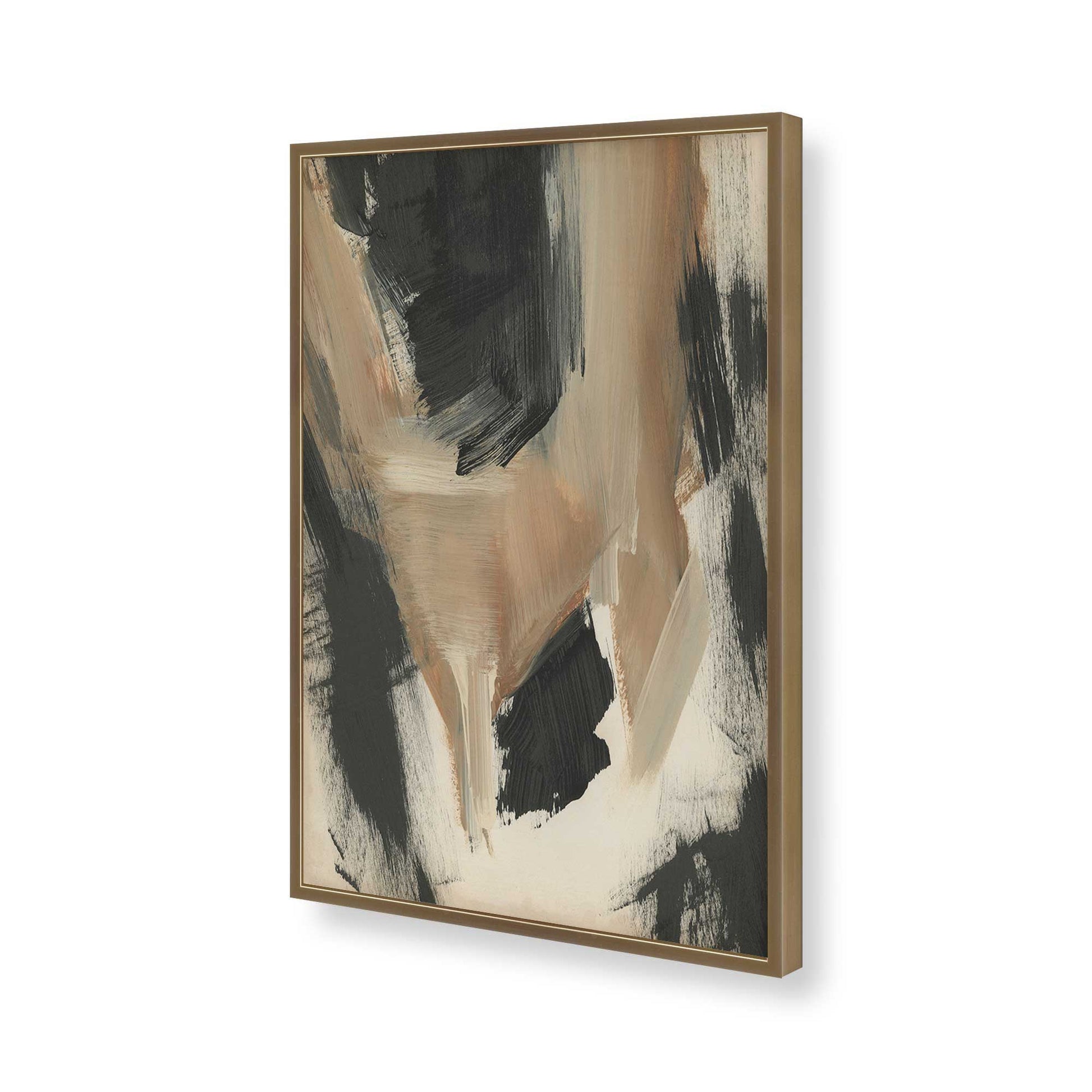 [Color:Brushed Gold], Picture of art in a Brushed Gold frame of the corner