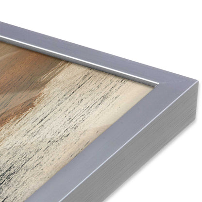 [Color:Polished Chrome], Picture of art in a Polished Chrome frame at an angle
