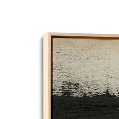 [Color:American Maple], Picture of art in a American Maple frame at an angle