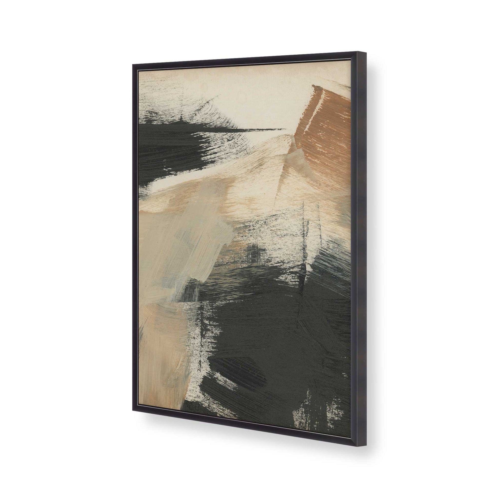 [Color:Weathered Zinc], Picture of art in a Weathered Zinc frame of the corner
