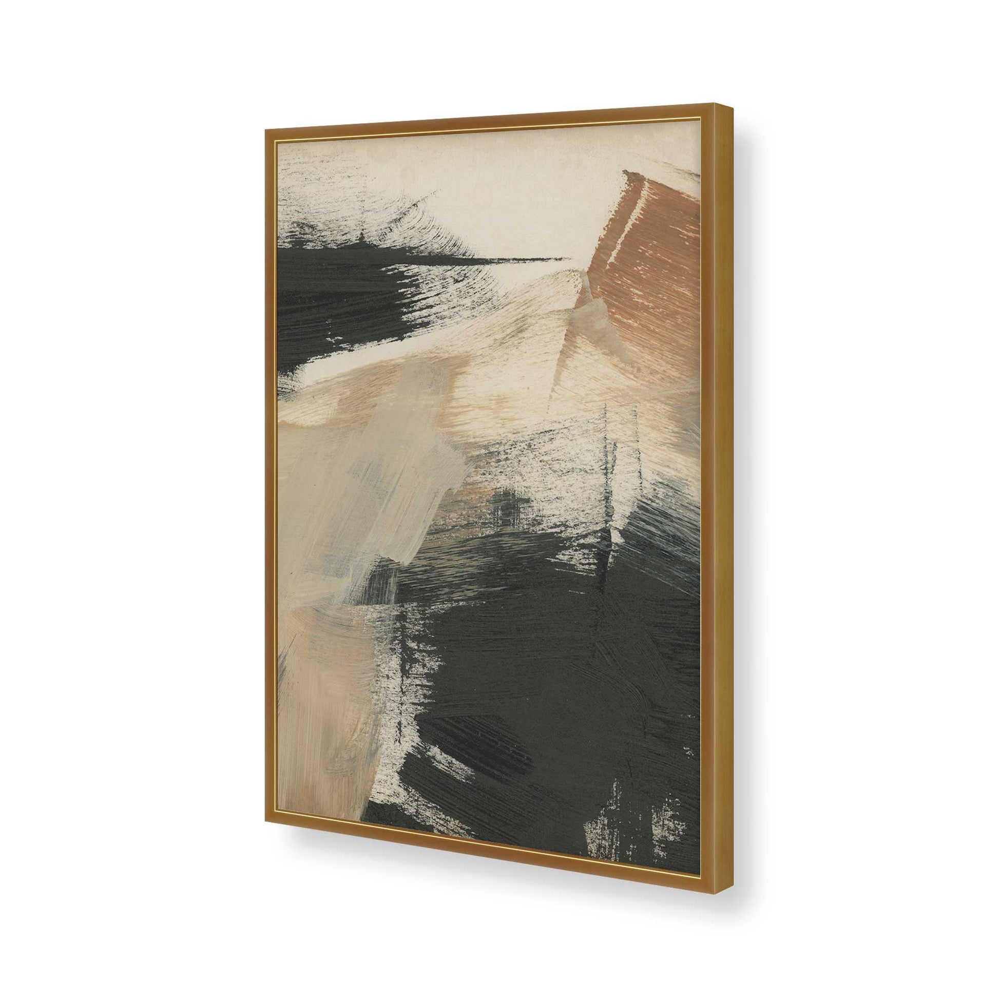 [Color:Polished Gold], Picture of art in a Polished Gold frame of the corner