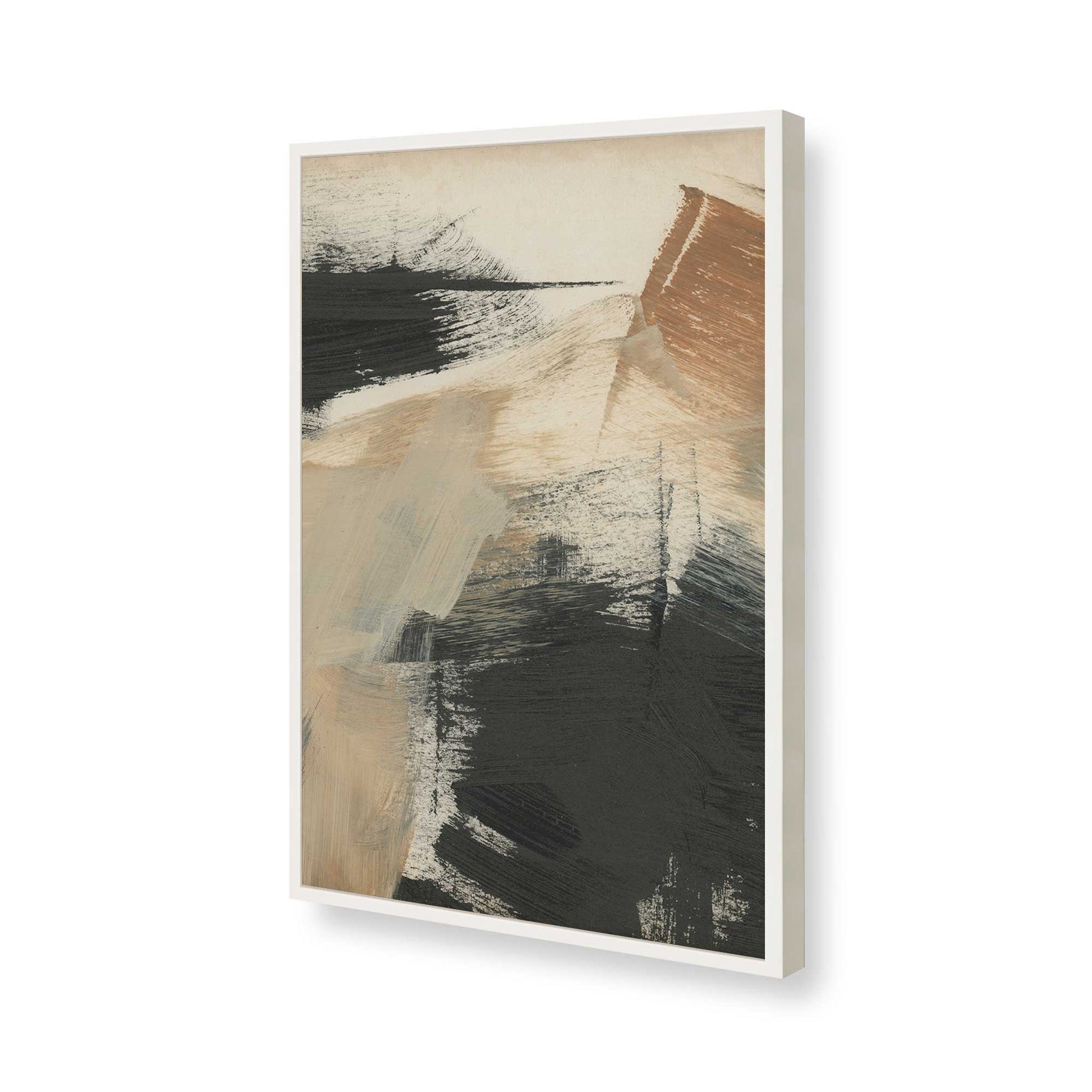 [Color:Opaque White], Picture of art in a Opaque White frame of the corner