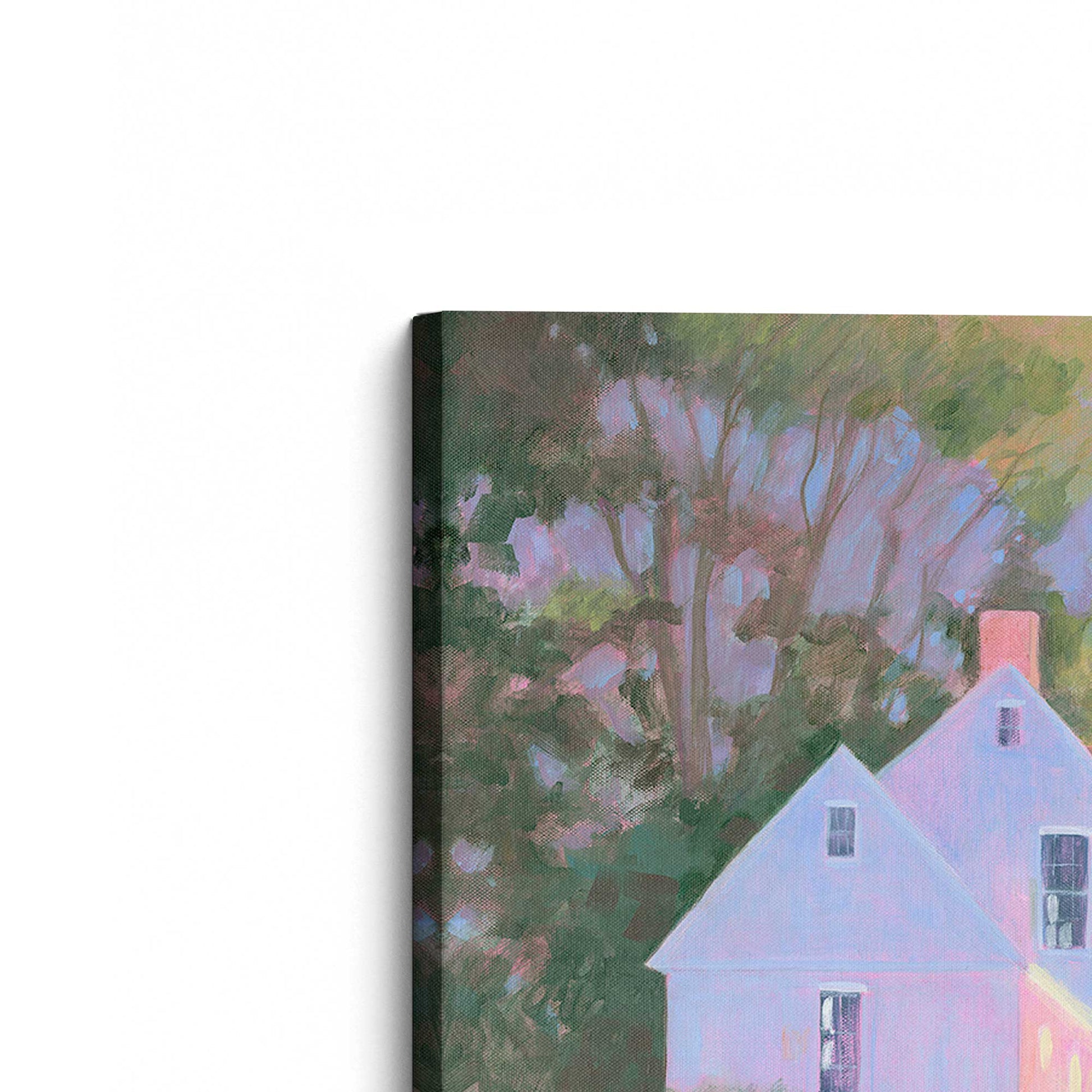 [Color:Stretched Canvas], Picture of art at an angle
