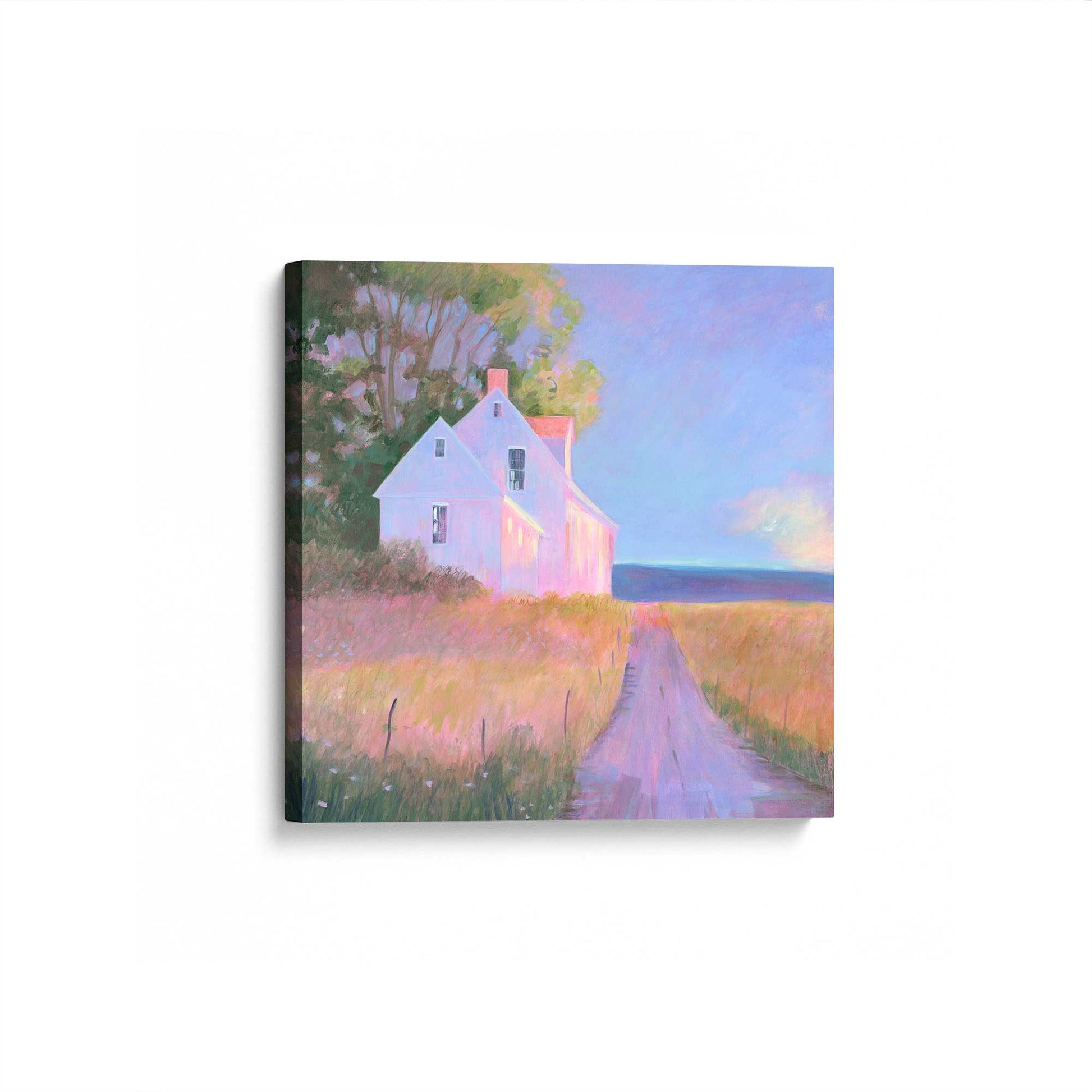 [Color:Stretched Canvas], Picture of the corner of the art