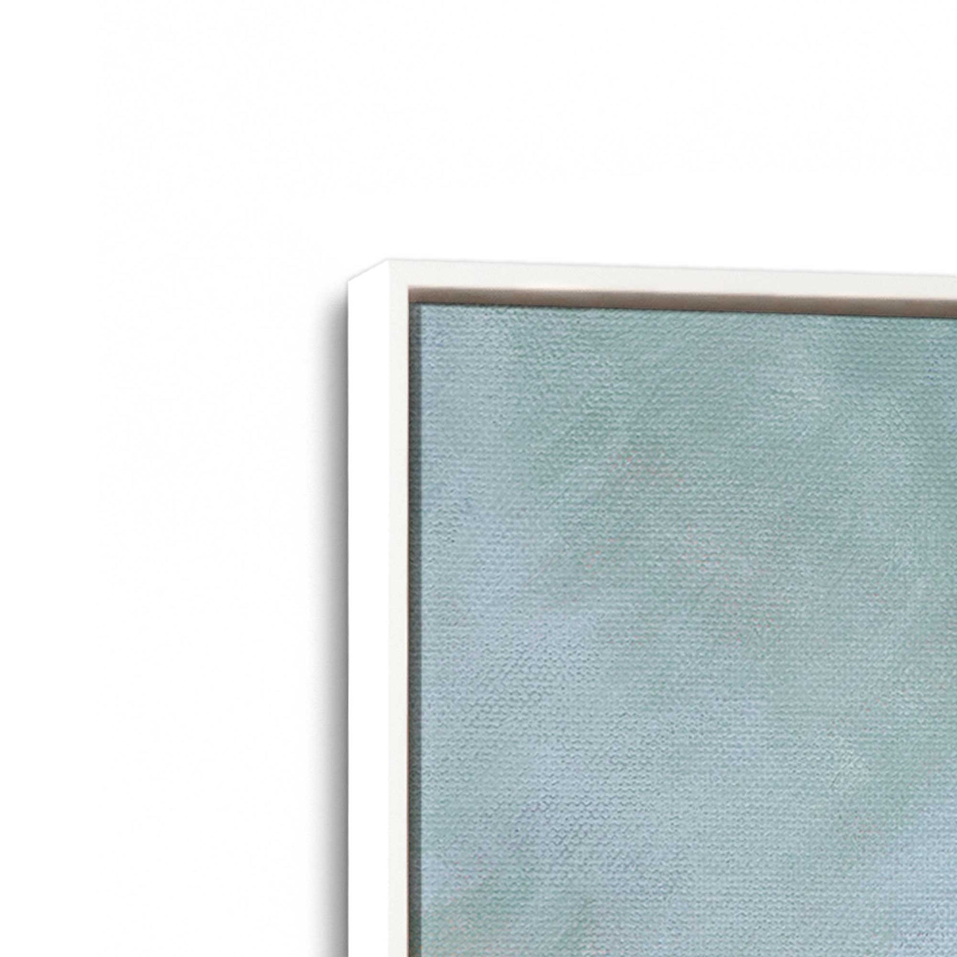 [Color:Opaque White], Picture of art in a White frame at an angle