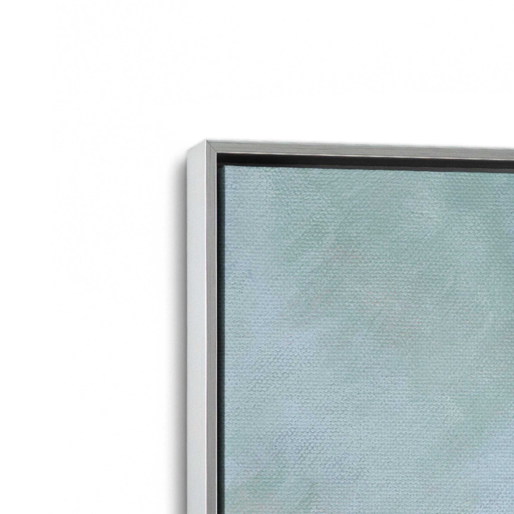 [Color:Polished Chrome], Picture of art in a Polished Chrome frame at an angle
