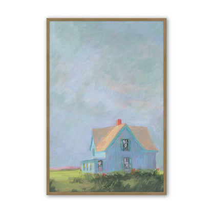 [Color:Brushed Gold], Picture of art in a Brushed Gold frame