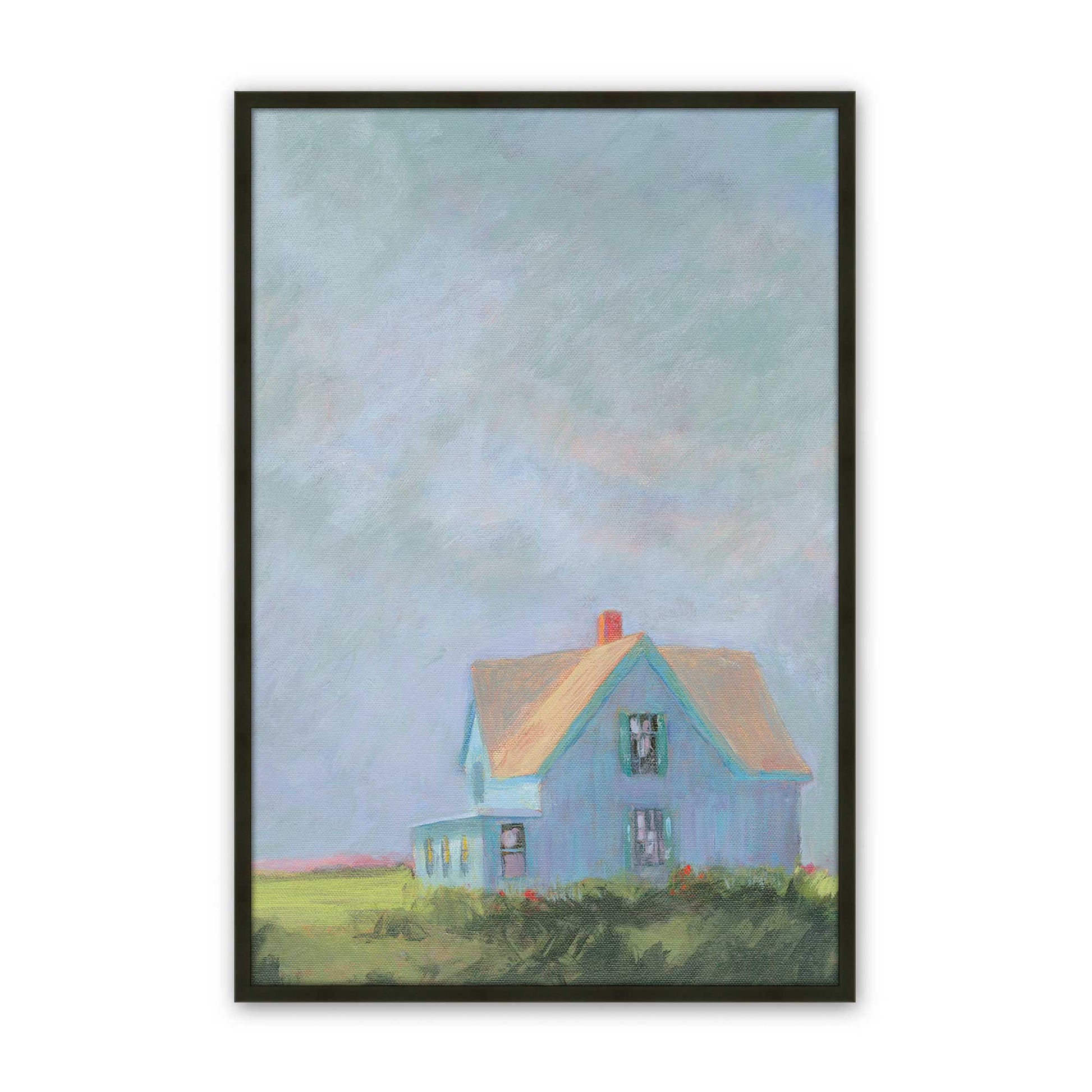 [Color:Satin Black], Picture of art in a Satin Black frame