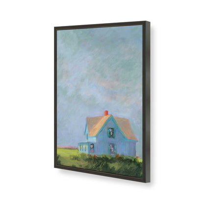 [Color:Satin Black], Picture of art in a Satin Black frame of the corner