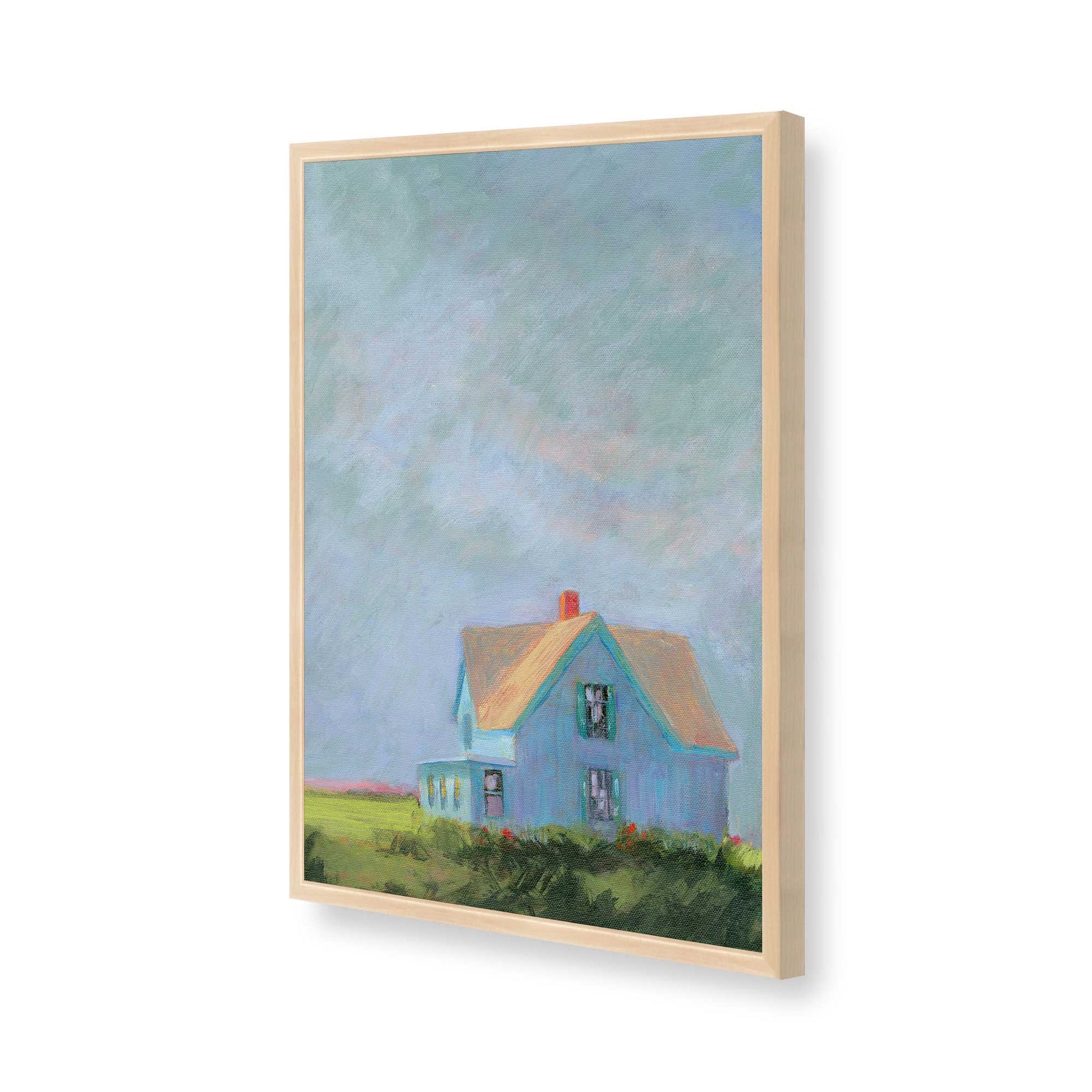 [Color:Raw Maple], Picture of art in a Raw Maple frame of the corner