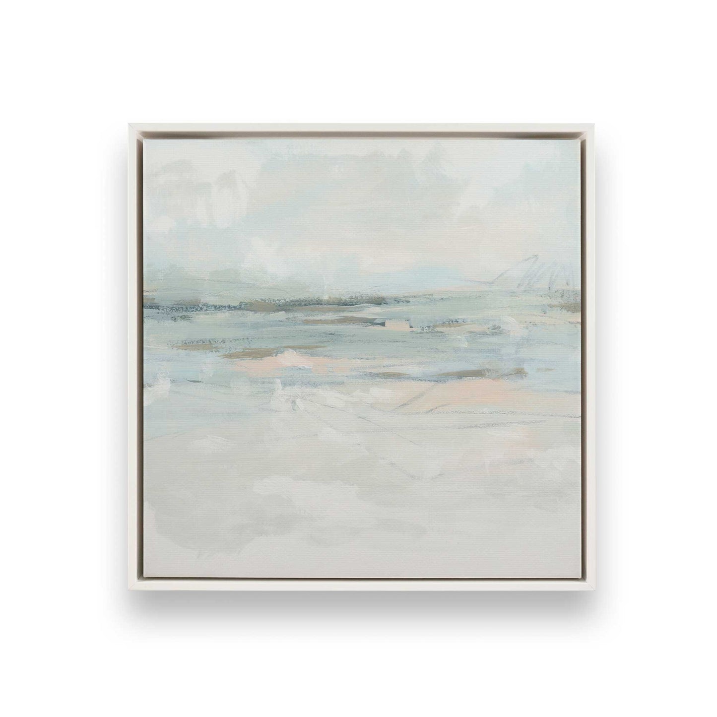 [Color:Opaque White], Picture of art in a White frame