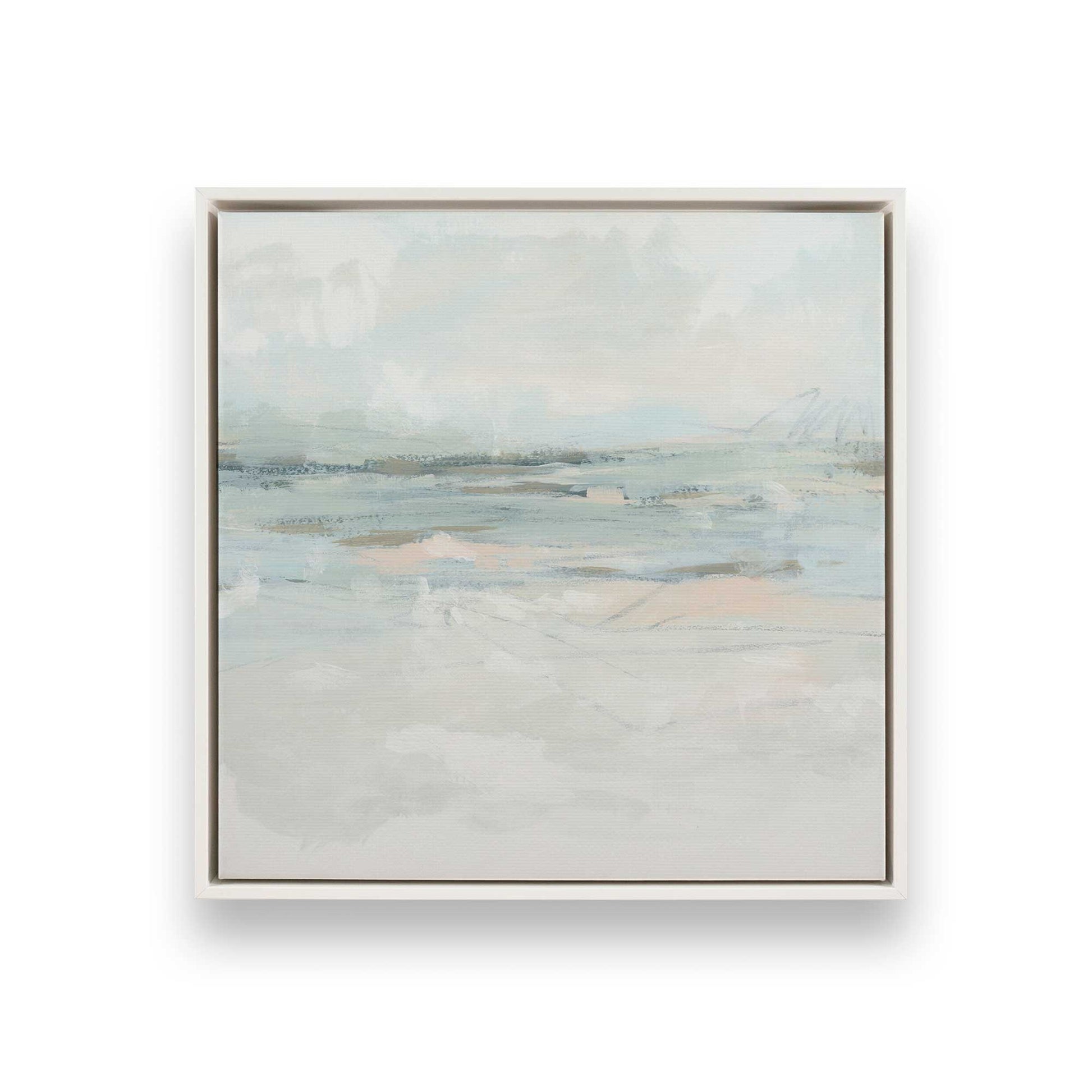 [Color:Opaque White], Picture of art in a White frame