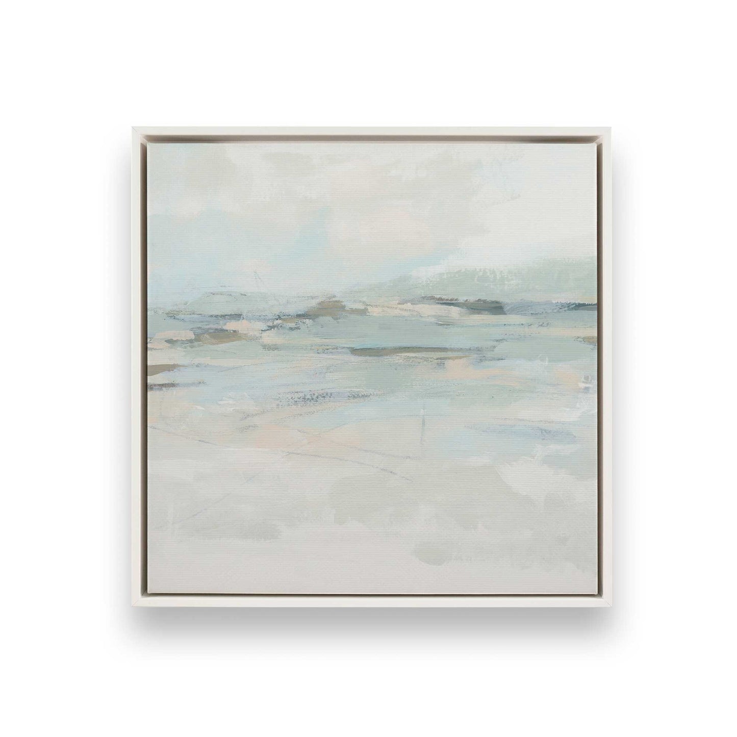 [Color:Opaque White], Picture of art in a White frame