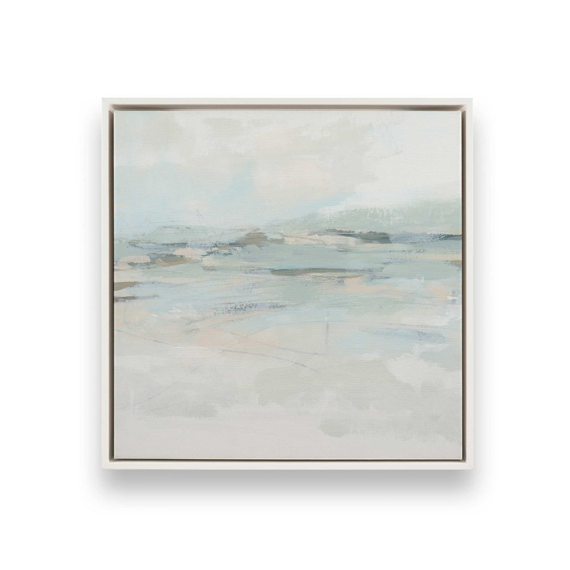 [Color:Opaque White], Picture of art in a White frame