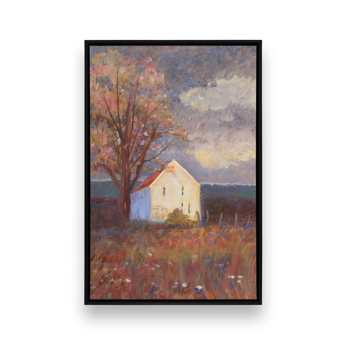 [Color:Satin Black], Picture of art in a Satin Black frame