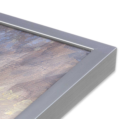 [Color:Polished Chrome], Picture of art in a Polished Chrome frame at an angle