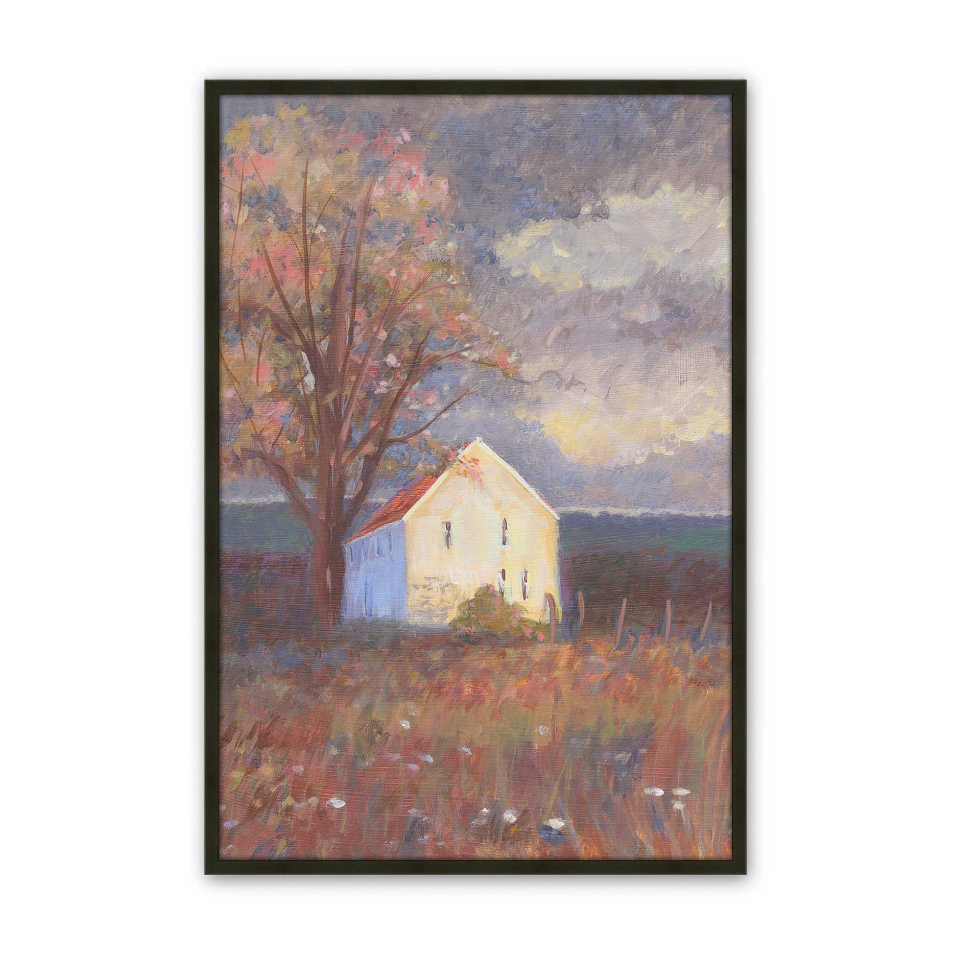 [Color:Satin Black], Picture of art in a Satin Black frame