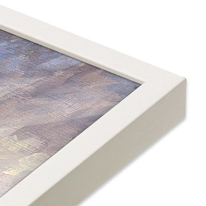 [Color:Opaque White], Picture of art in a Opaque White frame at an angle