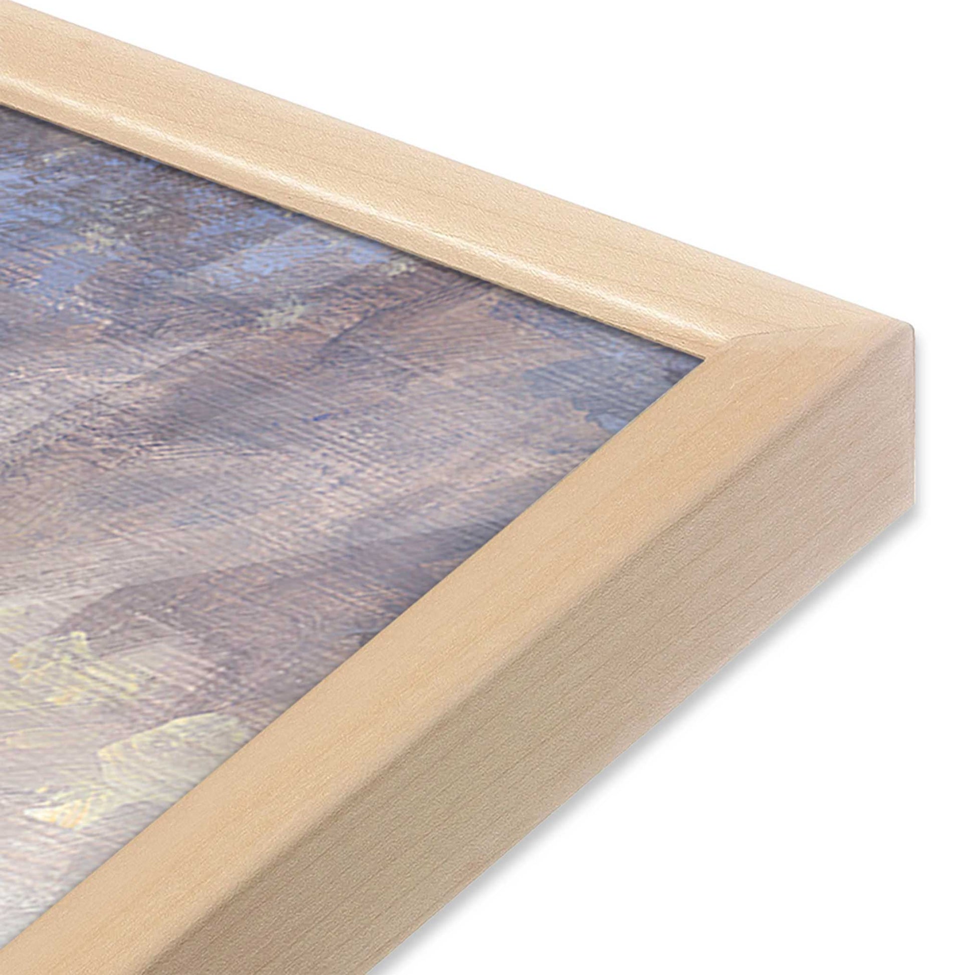[Color:Raw Maple], Picture of art in a Raw Maple frame at an angle