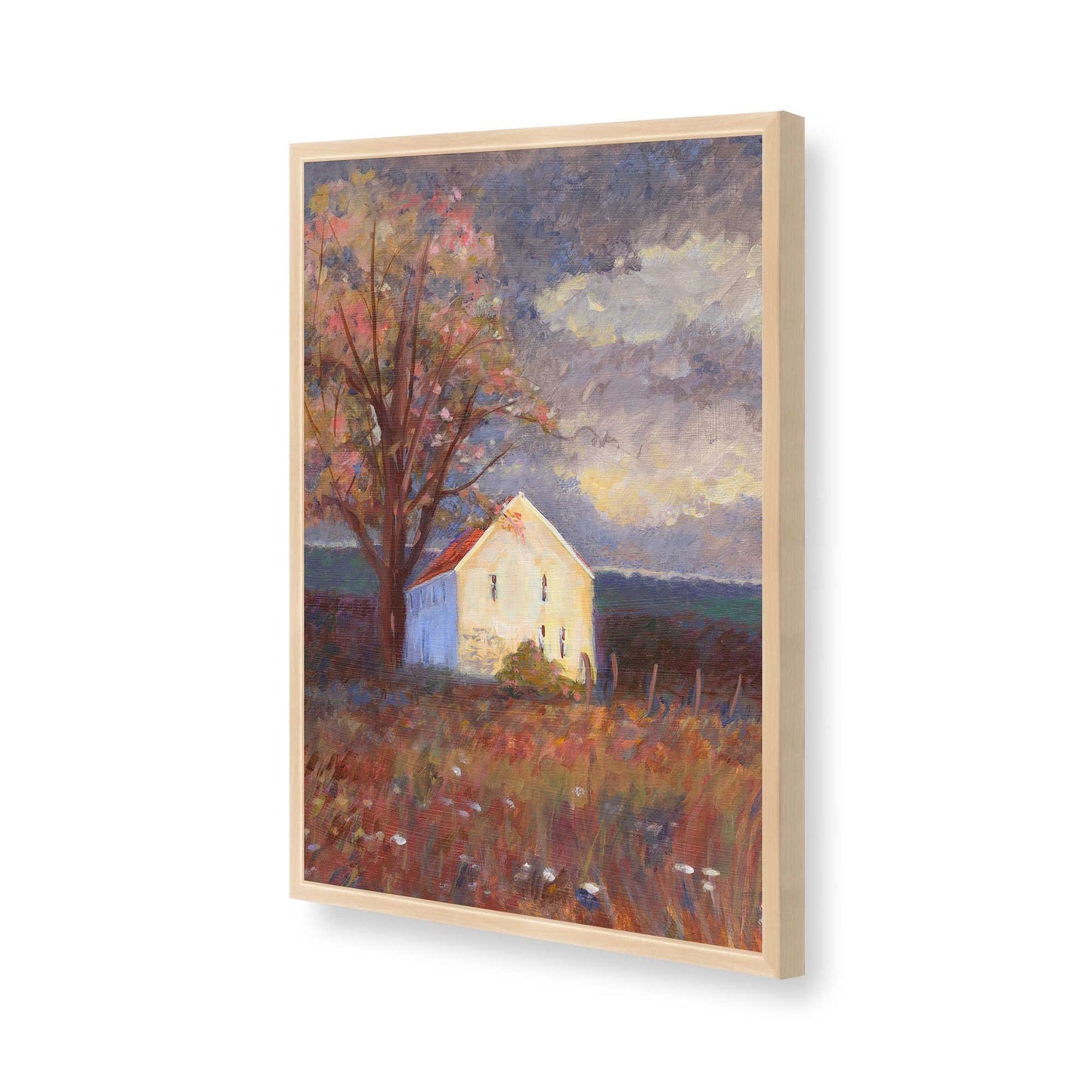 [Color:Raw Maple], Picture of art in a Raw Maple frame of the corner