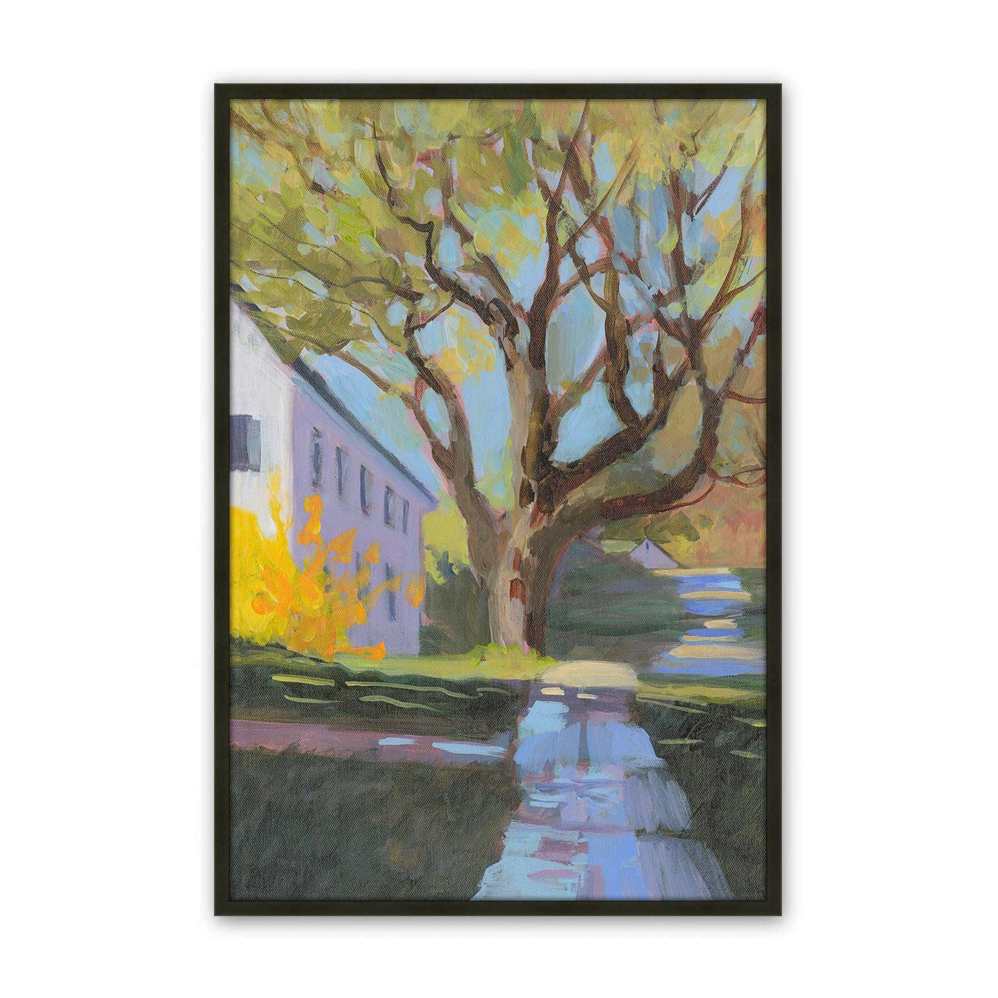 [Color:Satin Black], Picture of art in a Satin Black frame