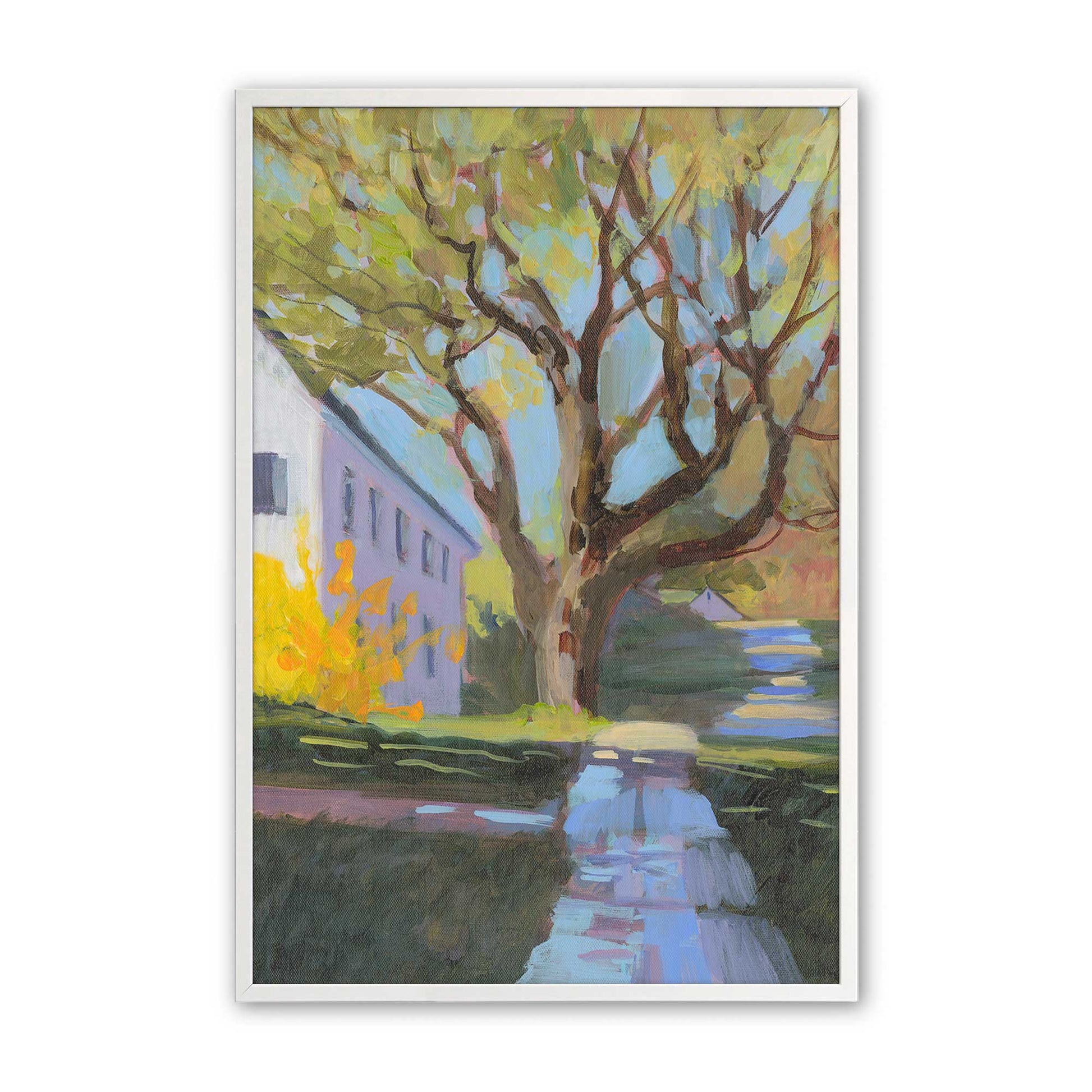 [Color:Opaque White], Picture of art in a Opaque White frame
