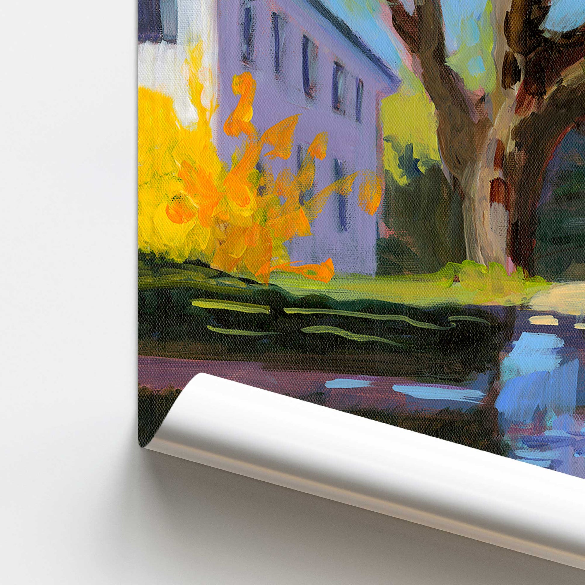 [color:Rolled Print], Picture of close up of art