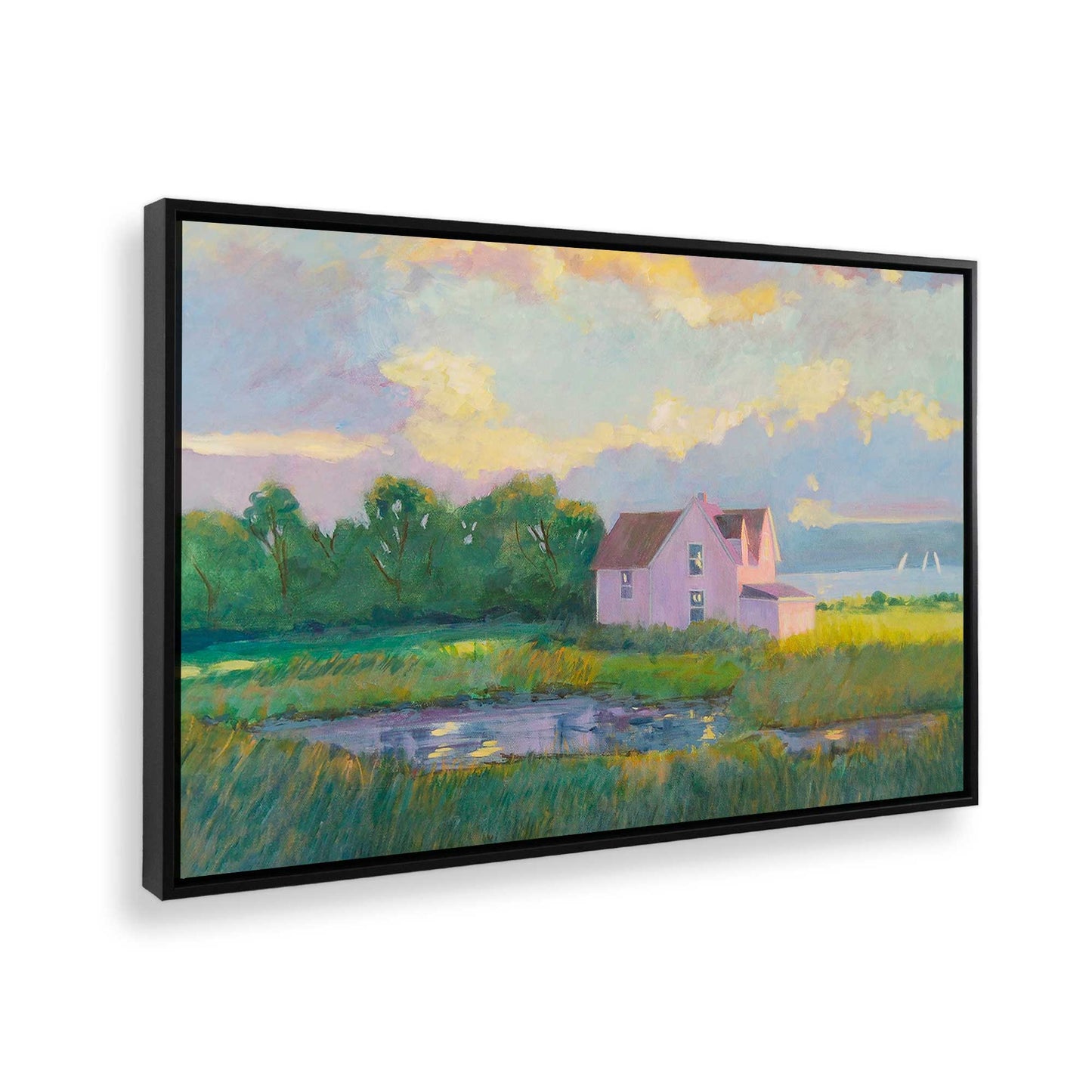 [Color:Satin Black], Picture of the corner of the art