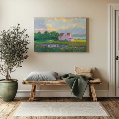 Picture of art in a room